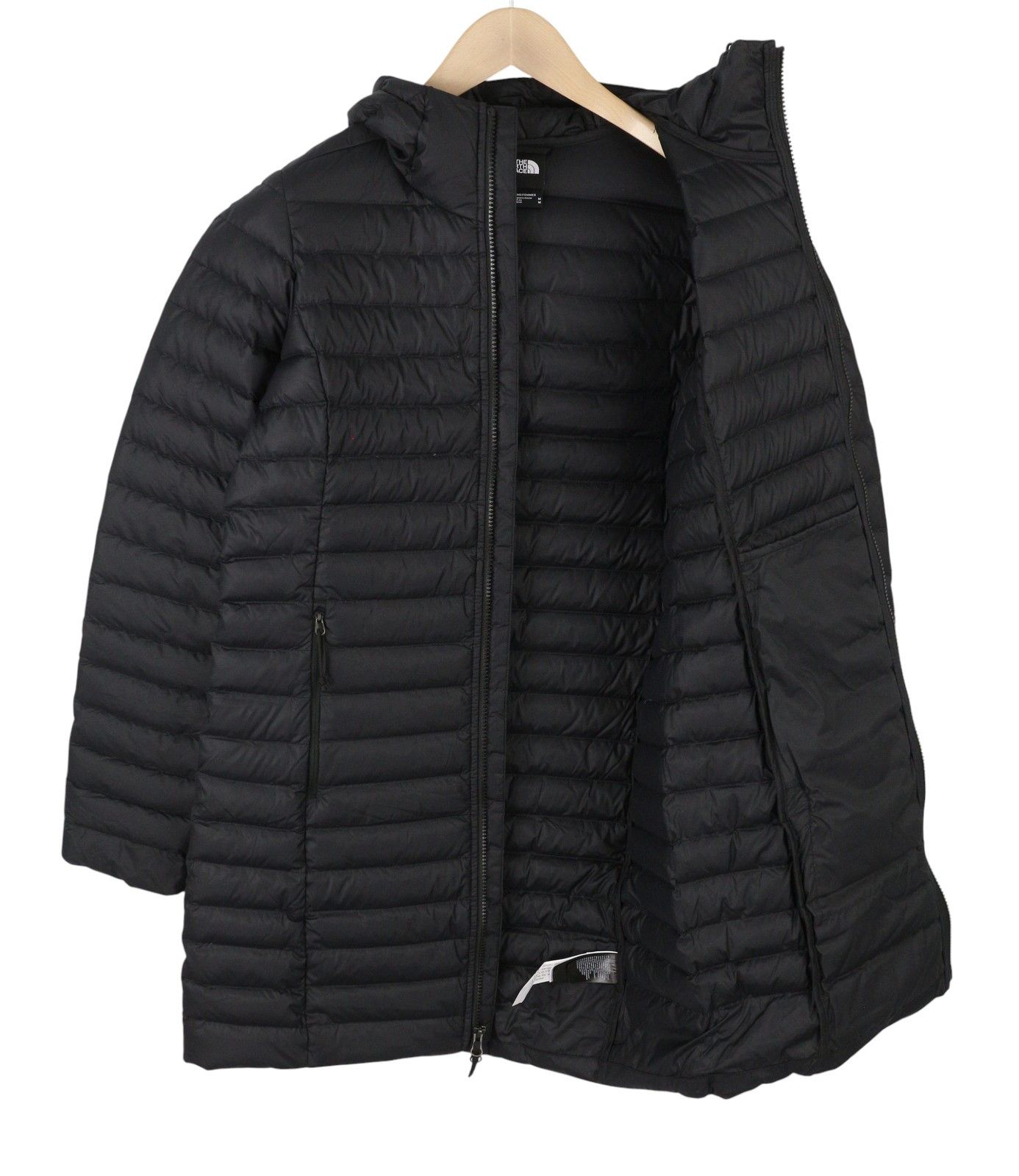 The North Face M Black 700 Down Hooded Jacket 87268 Size M / US 6-8 / IT 42-44 - 4 Thumbnail