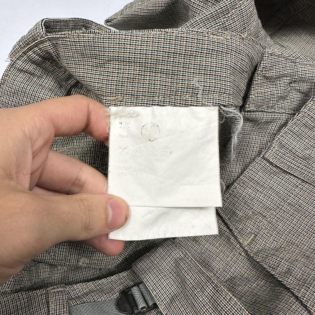 Junya Watanabe Junya Watanabe SS04 Houndstooth Prisoner Cargo’s - M Size US 32 / EU 48 - 7 Thumbnail
