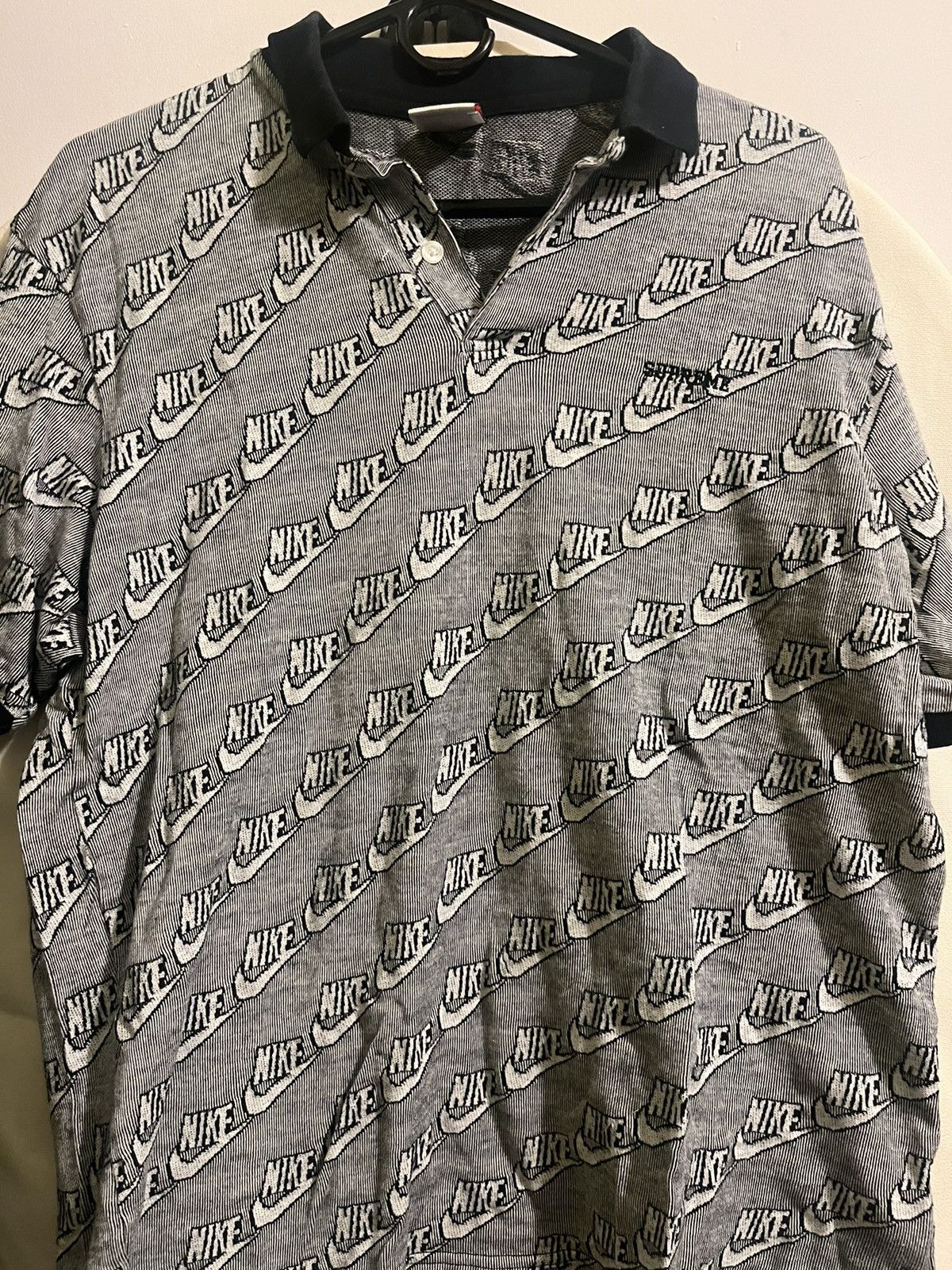 Nike Supreme Supreme X Nike Jacquard Polo Shirt Grailed