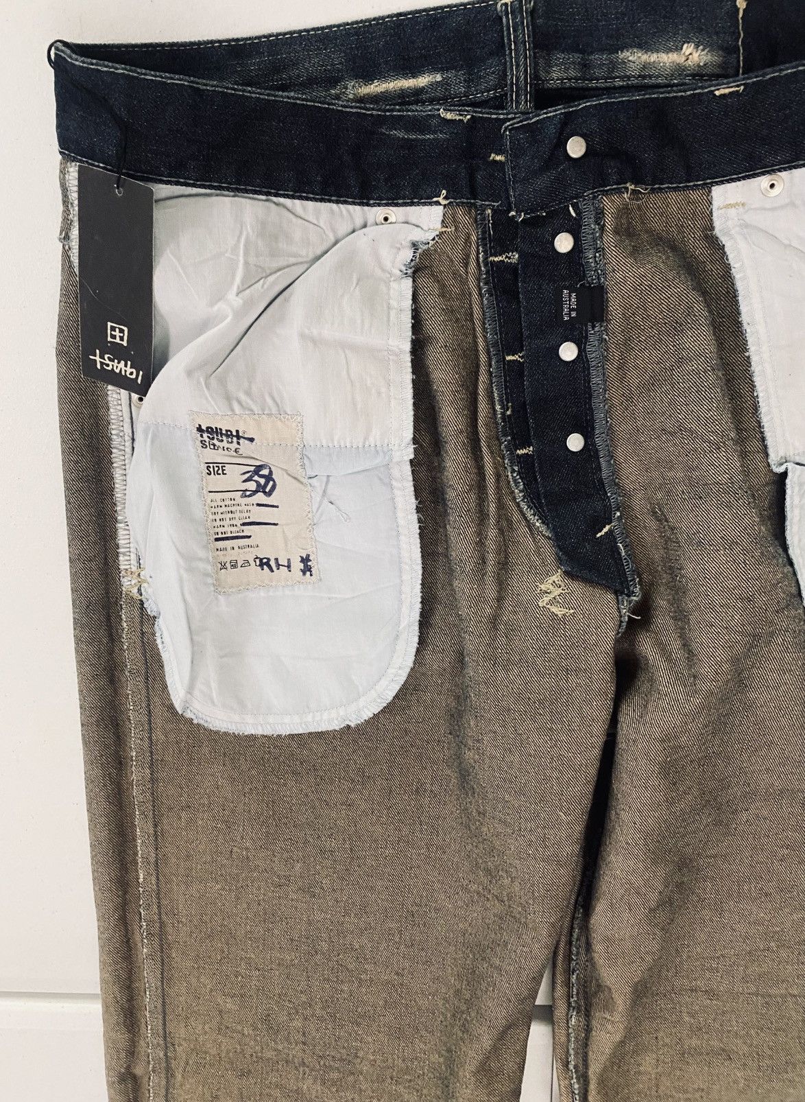 Ksubi VTG Tsubi Ksubi Rat Catcher Australia Deadstock Jean Y2K NWT Size US 38 / EU 54 - 25 Thumbnail