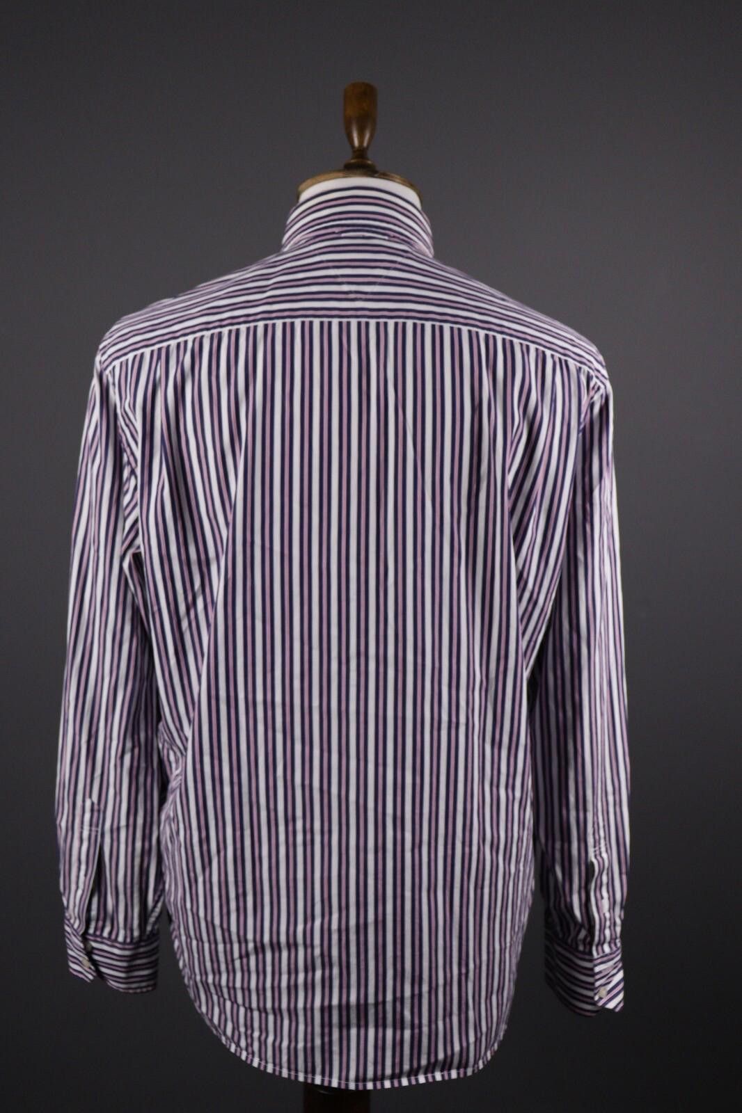 Tommy Hilfiger Tommy Hilfiger 80's Two Ply Multicolor Stripe Shirt L Size US L / EU 52-54 / 3 - 7 Thumbnail