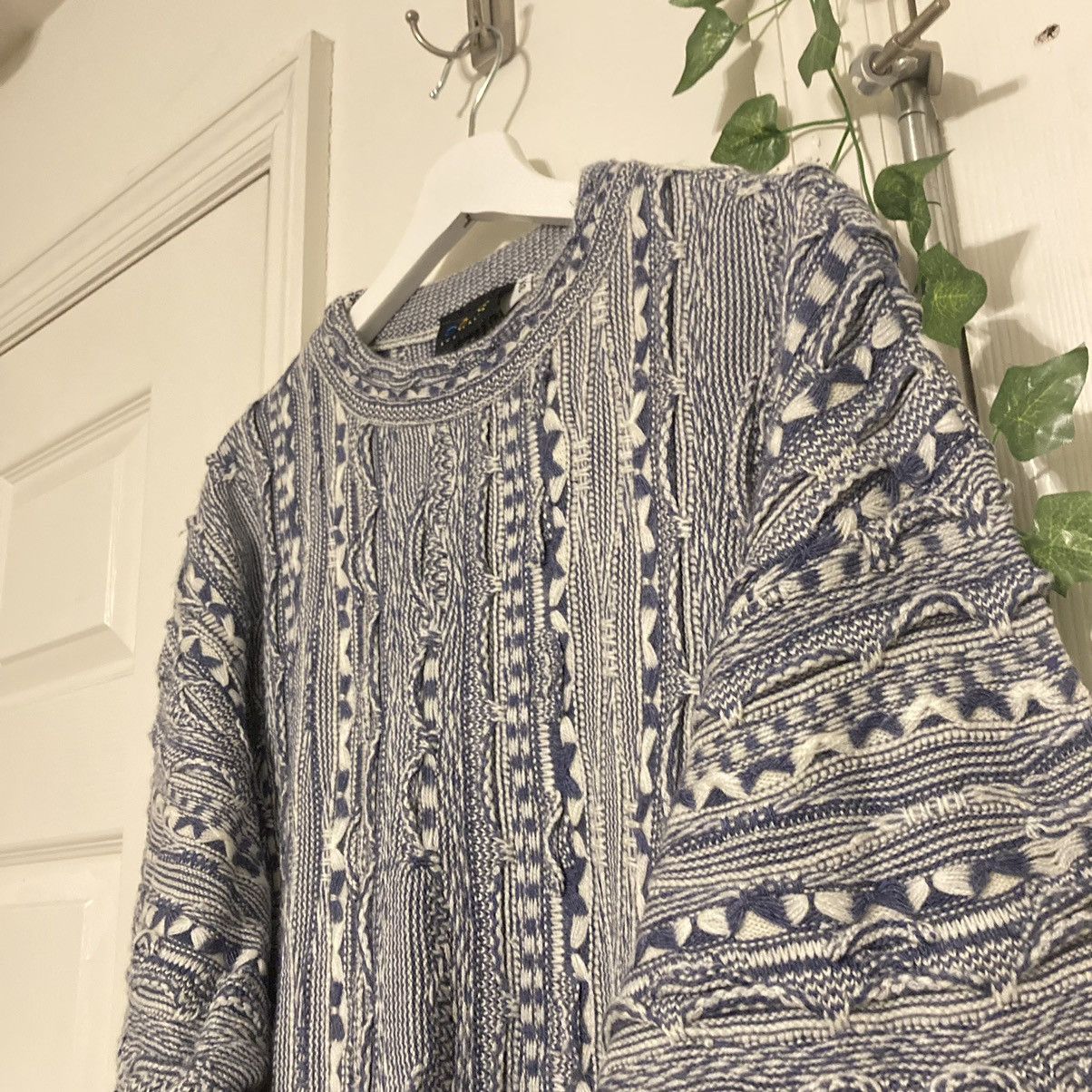 image of 90's Coogi Sweater in Blue, Men's (Size 2XL)