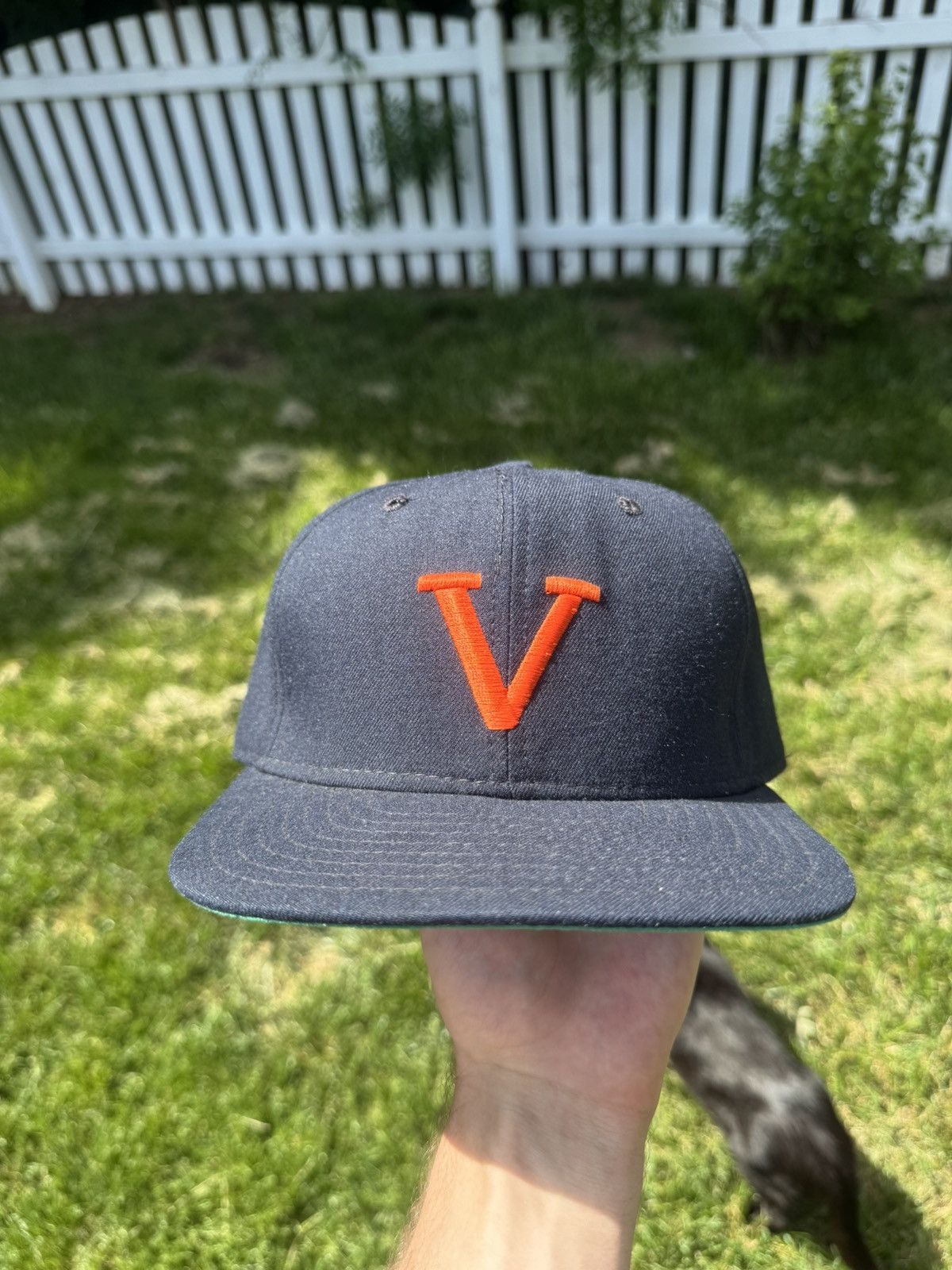 Vintage Virginia “V” Hat Edward Scissorhands Rare NCAA Hat