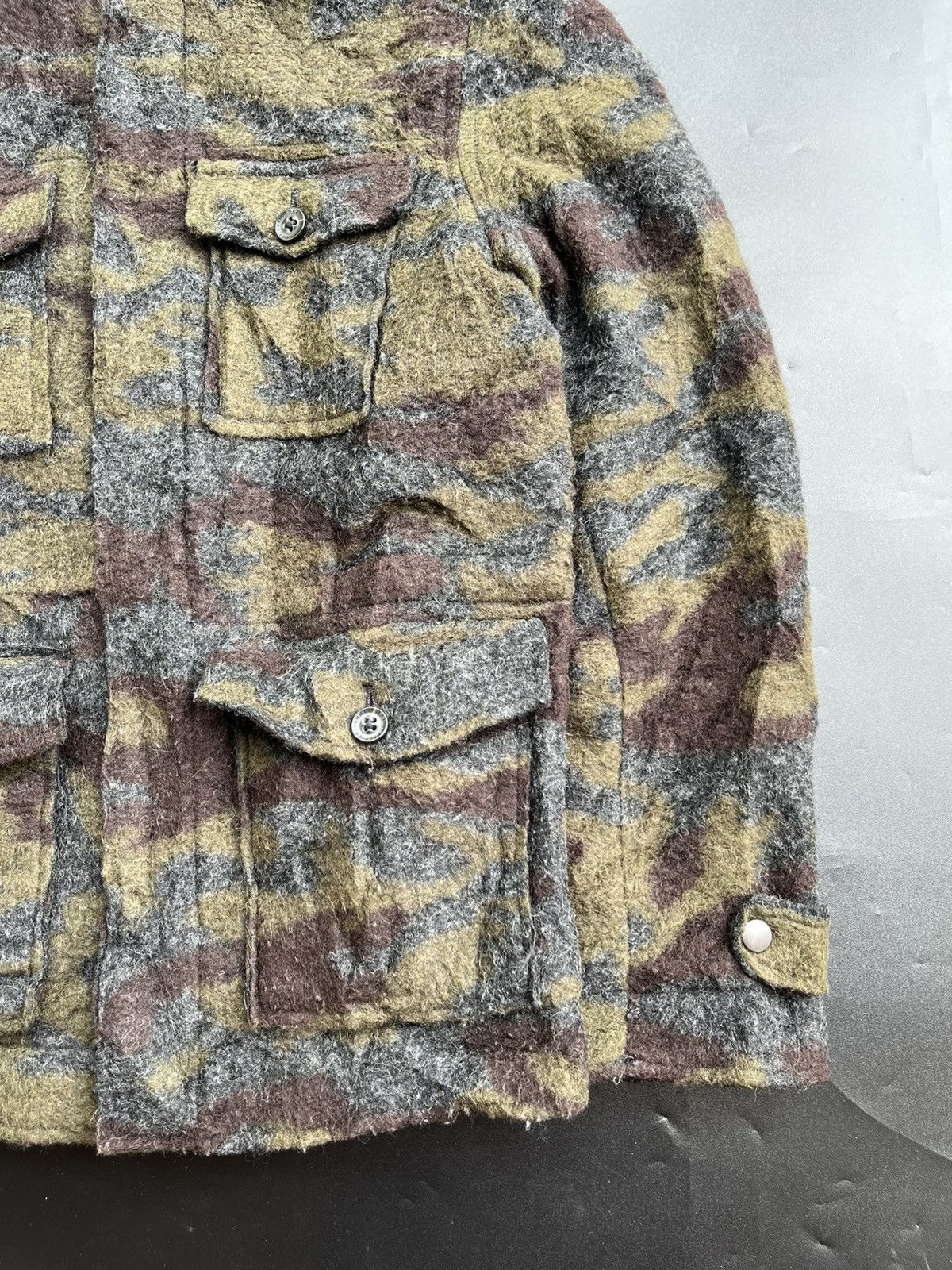 If Six Was Nine × Japanese Brand × Le Grande Bleu (L.G.B.) Japanese 291295=Homme army wool jacket Size US M / EU 48-50 / 2 - 2 Thumbnail