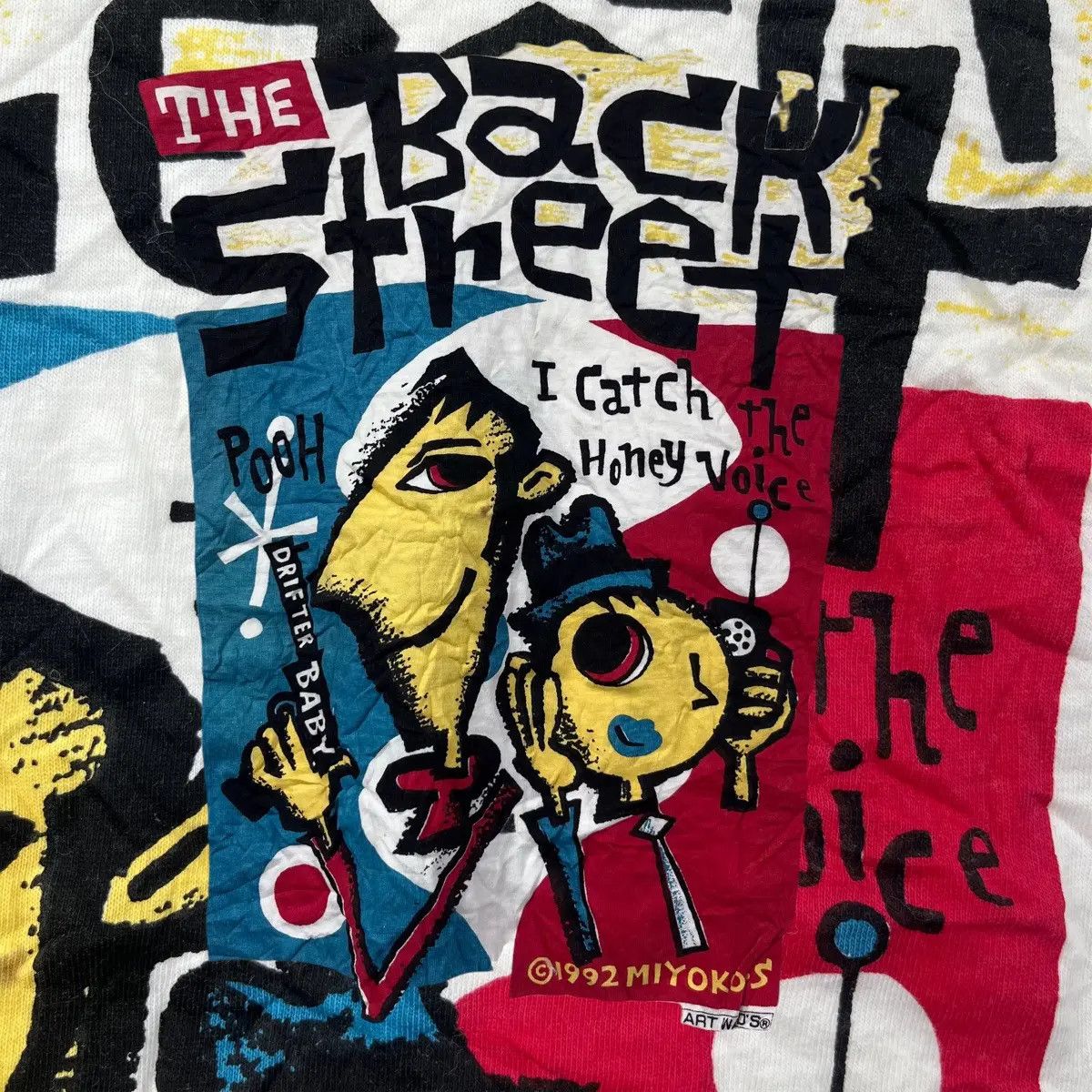 Japanese Brand × Vintage Vtg 1992 MIYOKO’S THE BACK STREET Detective Anime Manga Tee Size US M / EU 48-50 / 2 - 4 Thumbnail
