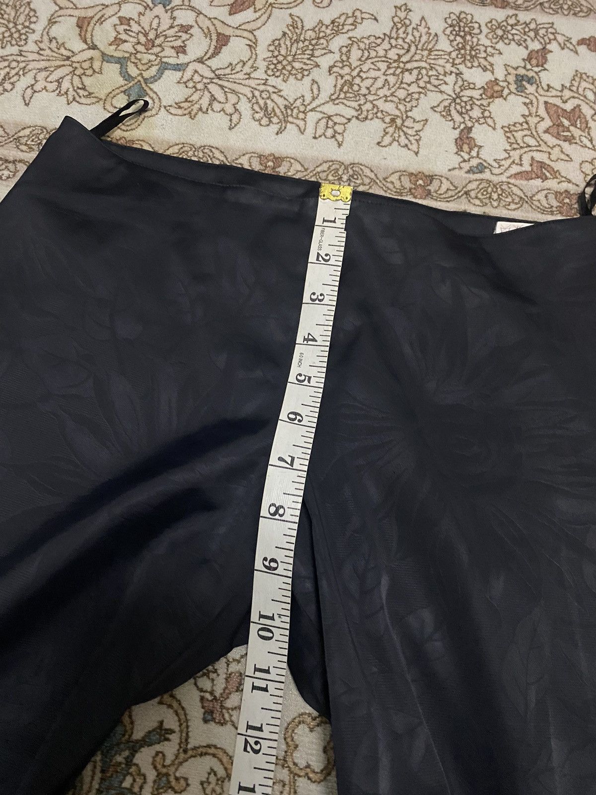 Jean Paul Gaultier Jean Paul Gaultier Femme Waxed Flare Black Flower Motive Size 28" / US 6 / IT 42 - 17 Thumbnail