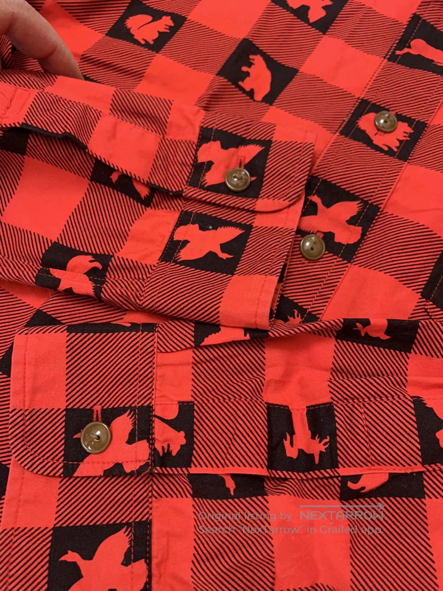 Tenderloin TENDERLOIN Animal Houndstooth Shirt. Size US XS / EU 42 / 0 - 4 Thumbnail