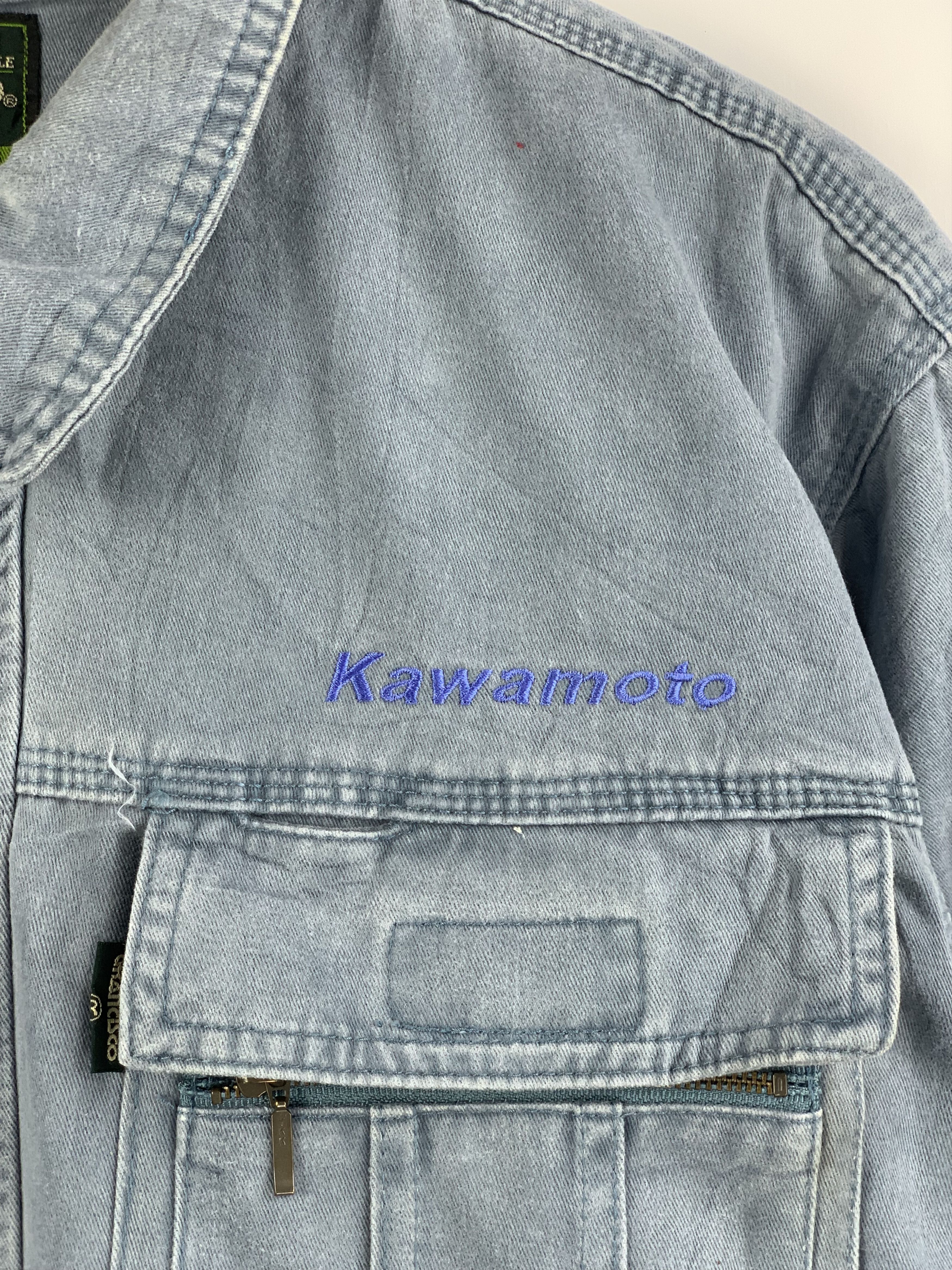 Japanese Brand Vintage Japanese Brand Worker Denim Jacket J1607 Size US M / EU 48-50 / 2 - 9 Thumbnail
