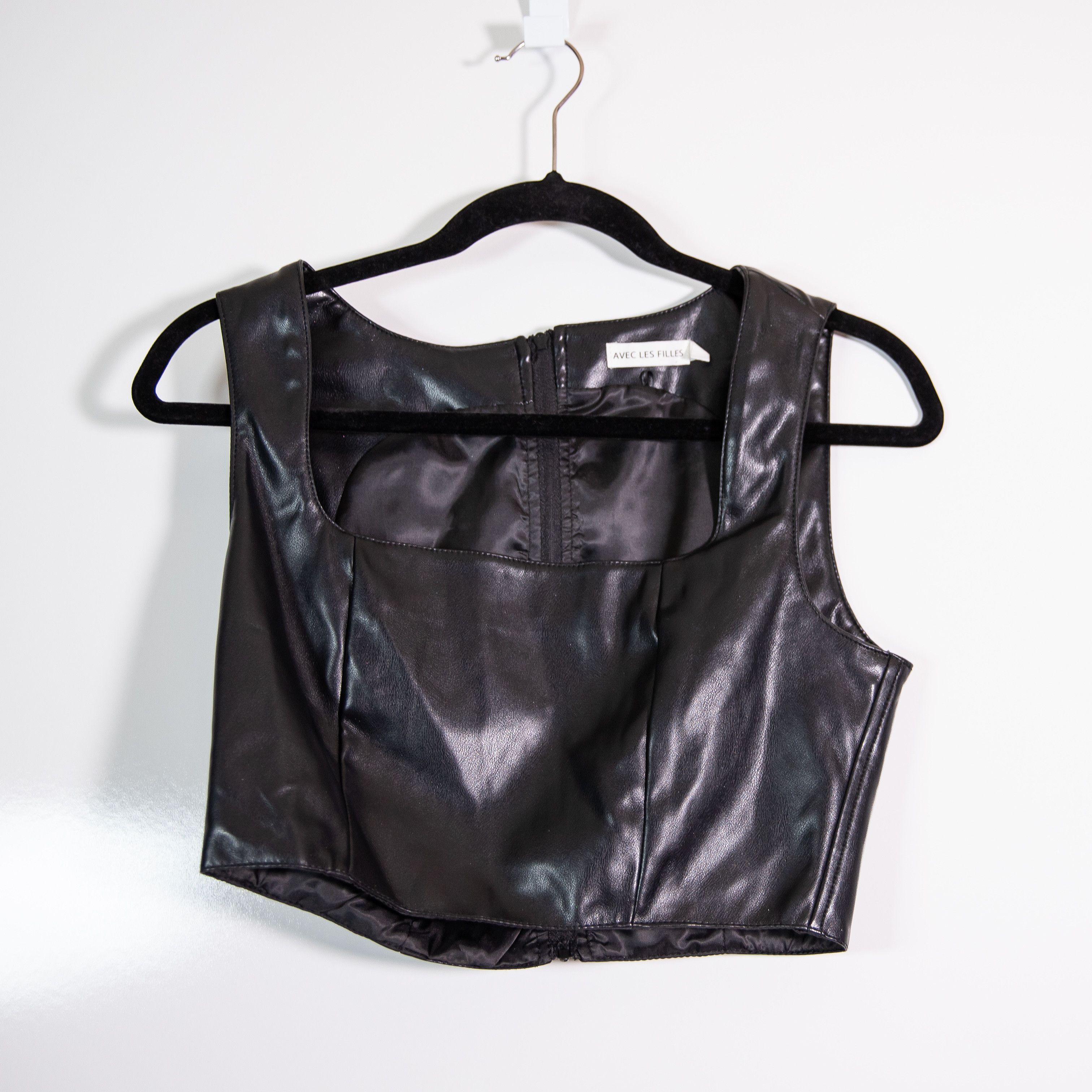 AVEC LES FILLES Avec Les Filles Faux Vegan Leather Square Size S / US 4 / IT 40 - 1 Thumbnail