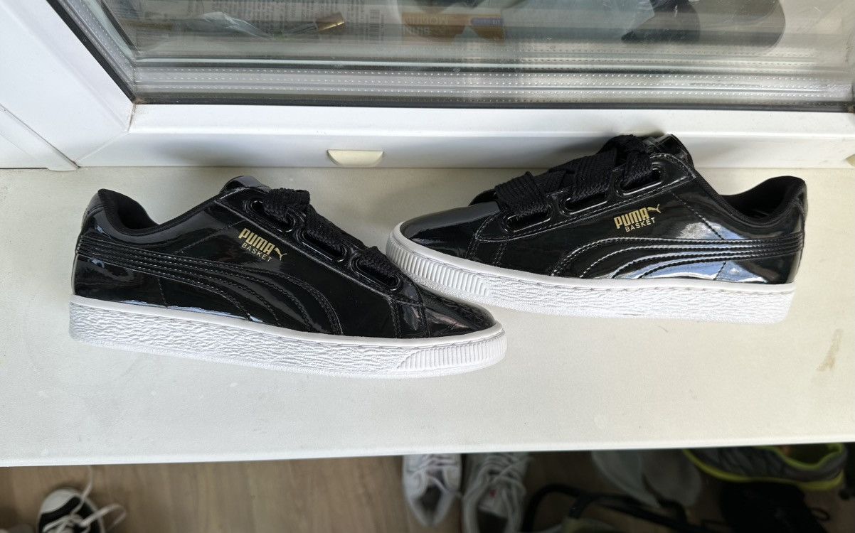 Puma Puma Basket Patent Leather Suede Big Laces 6,5Us/37eur/23 Cm Size US 6.5 / IT 36.5 - 2 Thumbnail