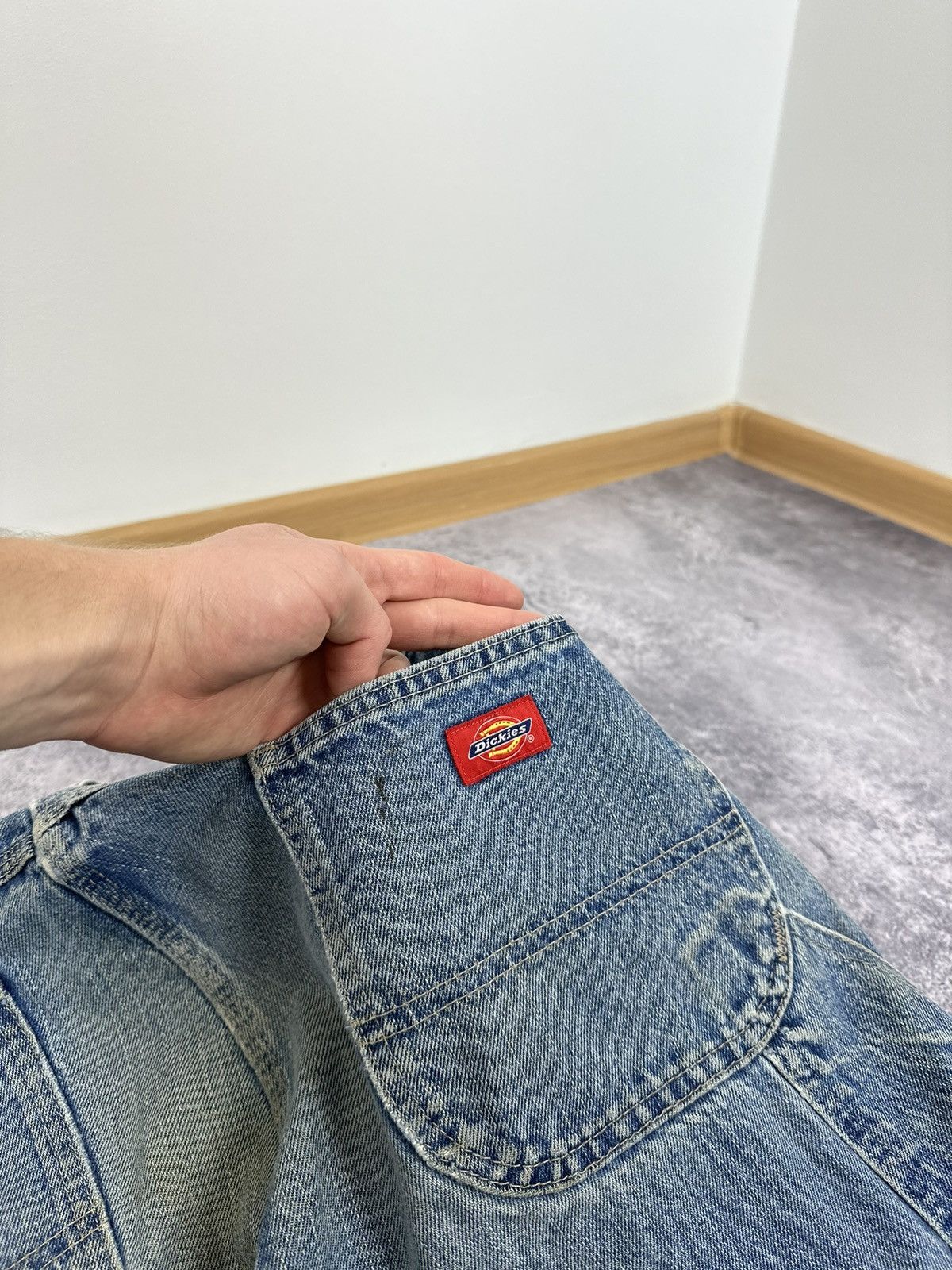 Dickies Vintage Dickies Stone Washed Carpenter USA Baggy Work Pants Size US 36 / EU 52 - 8 Thumbnail
