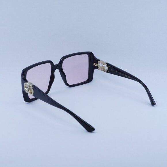 Gucci 🕶️ New Gucci GG1692S 006 Sunglasses - Black Frame Size ONE SIZE - 6 Thumbnail