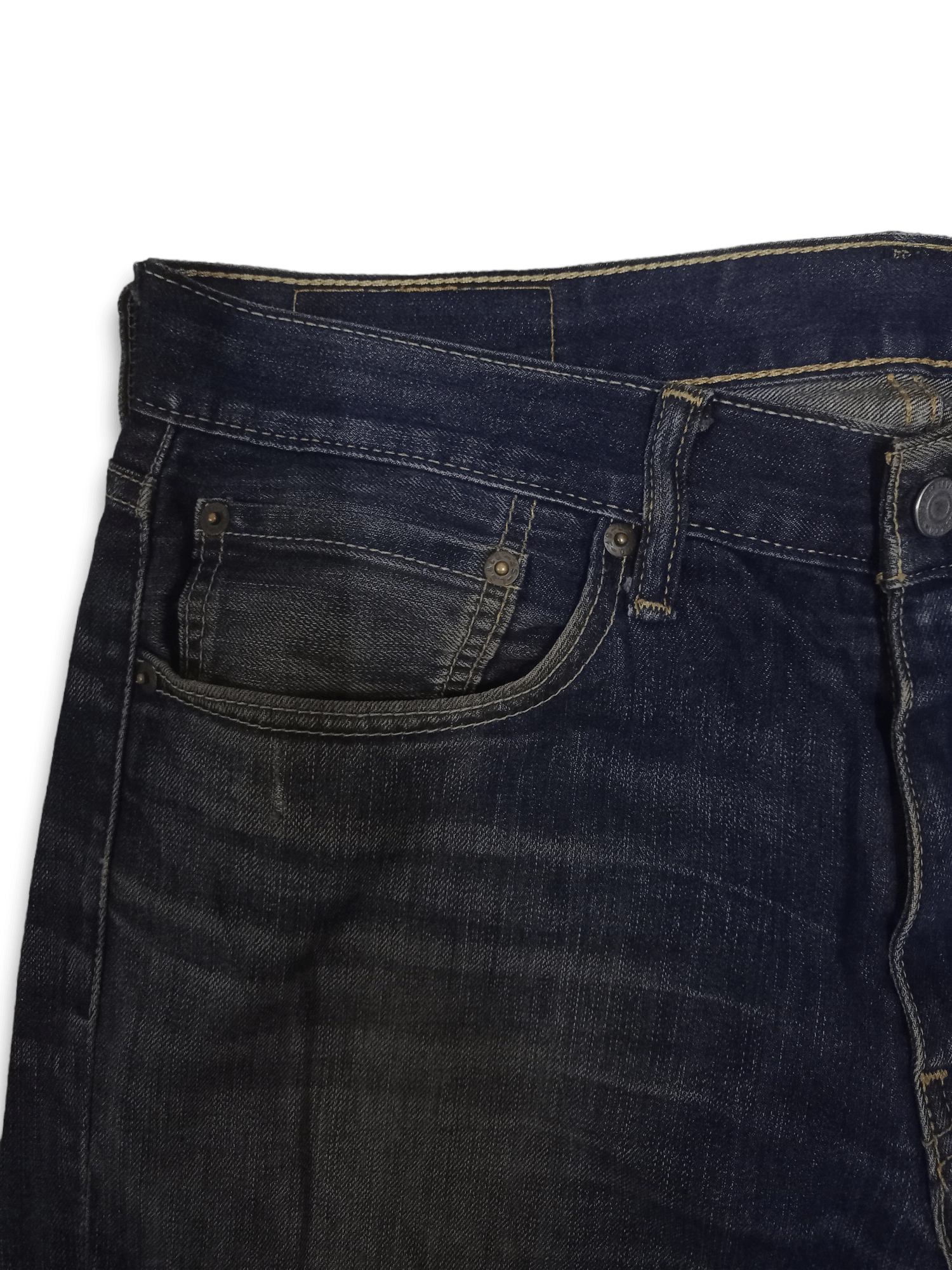 Levi's × Levi's Vintage Clothing Vintage Levis 511 Mud Wash Distressed Jeans Size US 34 / EU 50 - 4 Thumbnail