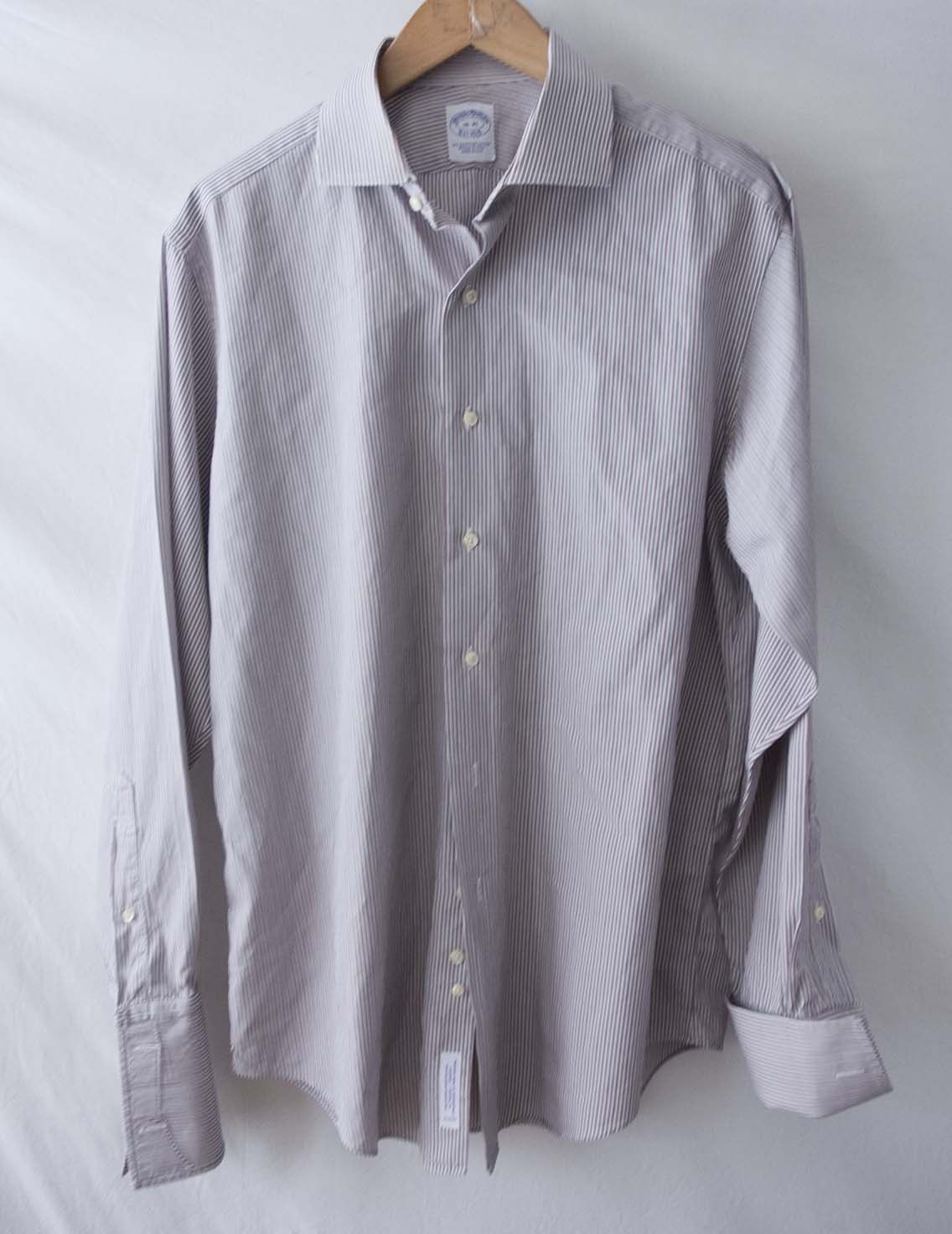 Brooks Brothers Brooks Brothers Shirt French Cuff Size 16/35 Stripe Size US L / EU 52-54 / 3 - 2 Thumbnail