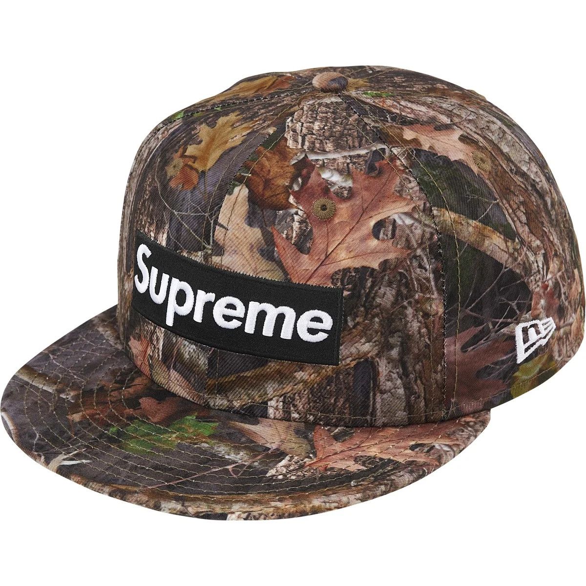 New Era × Supreme Supreme Mesh Back Fitted Box Logo Hat (SS24)(7 5