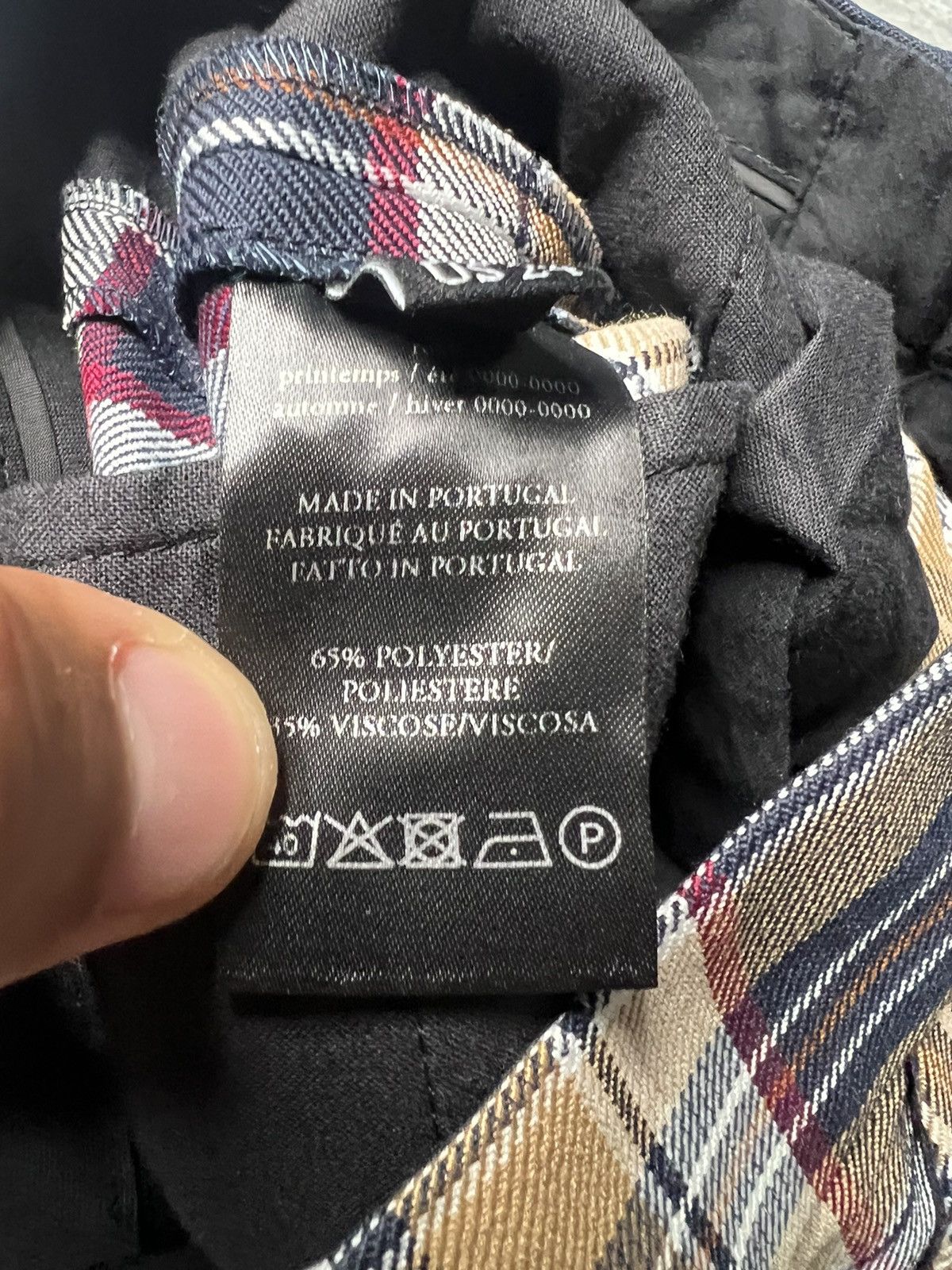 rokh Rohk Plaid Flared Button Hem Pants Size US 29 - 6 Thumbnail