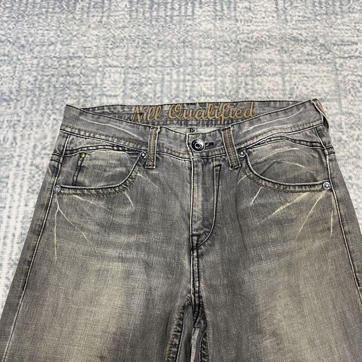 Beauty Beast × Hysteric Glamour × Japanese Brand Sick☠️ NII Jeans Mud Wash Thrashed Denim Punk Grunge 90s Size US 32 / EU 48 - 7 Thumbnail