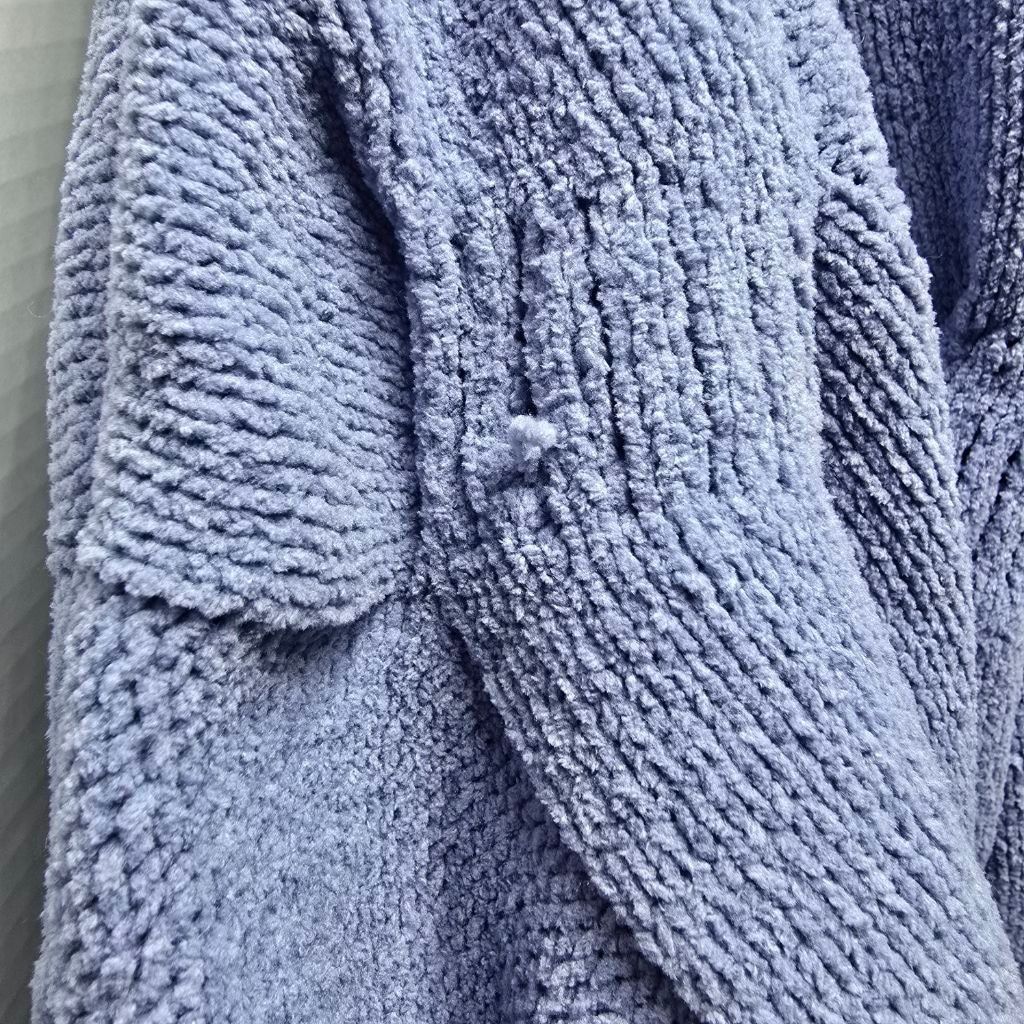 J. Jill Women's J.Jill Blue Chenille Crew Neck Sweater M Size M / US 6-8 / IT 42-44 - 4 Thumbnail
