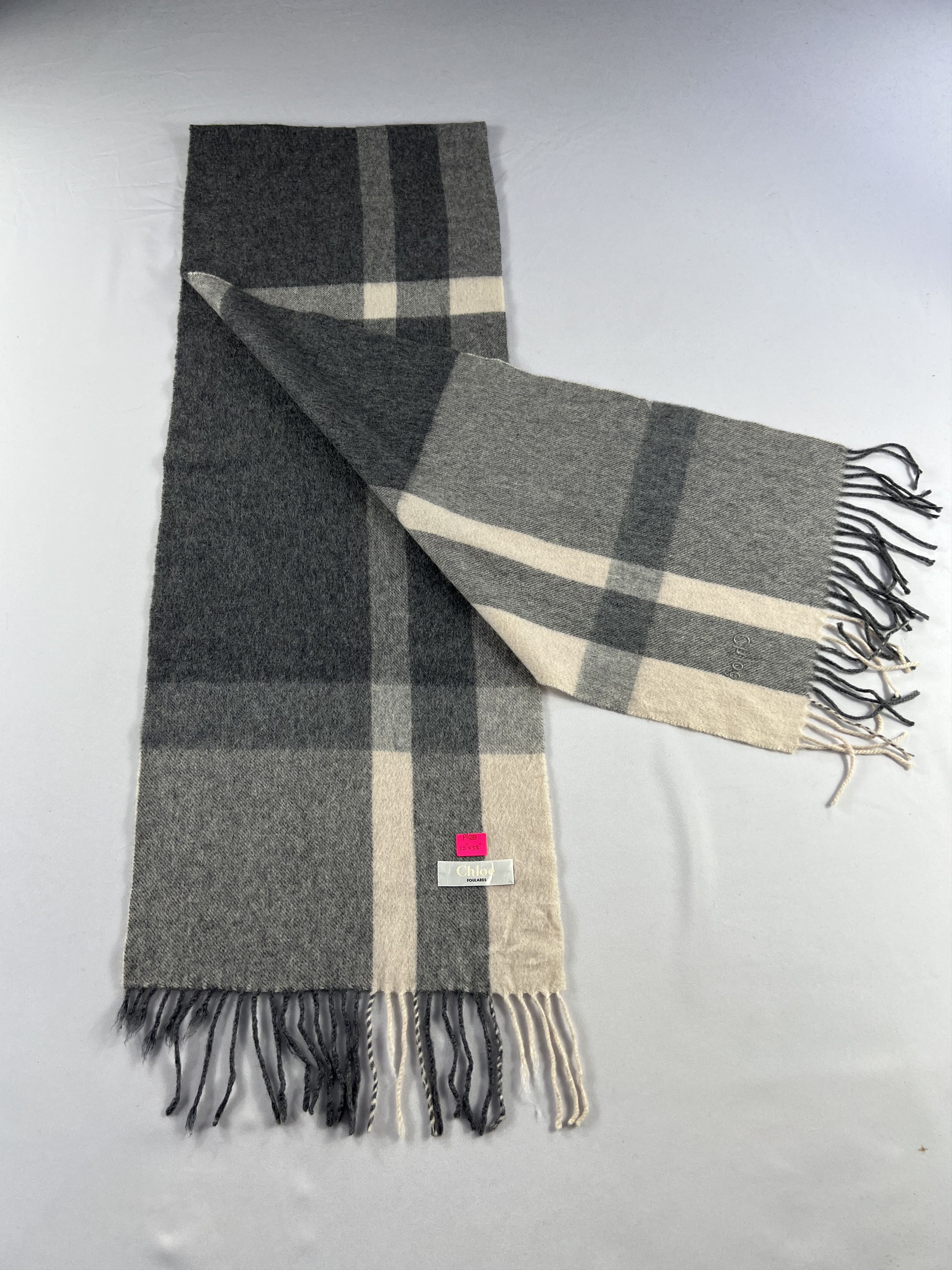 Chloe Chloe Cashmere Scarf / Muffler / Neckwear P1033 Size ONE SIZE - 7 Thumbnail