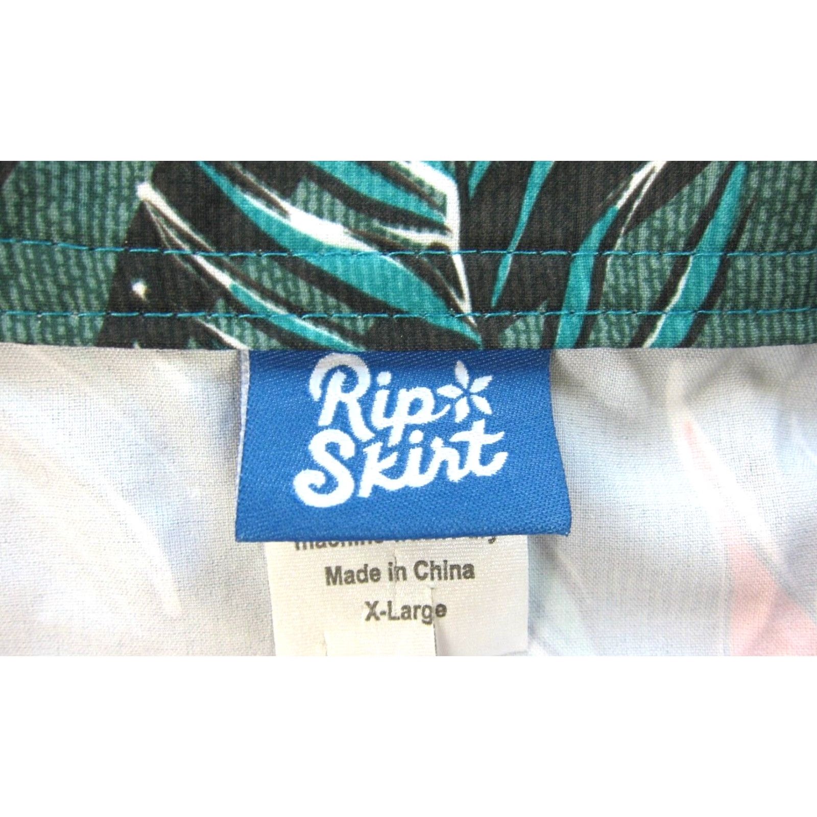 Vintage Rip Skirt Hawaii Tropical Breathable Stretch Active Cover Up Wrap Skirt Women XL Size 40" / US 18 - 4 Thumbnail