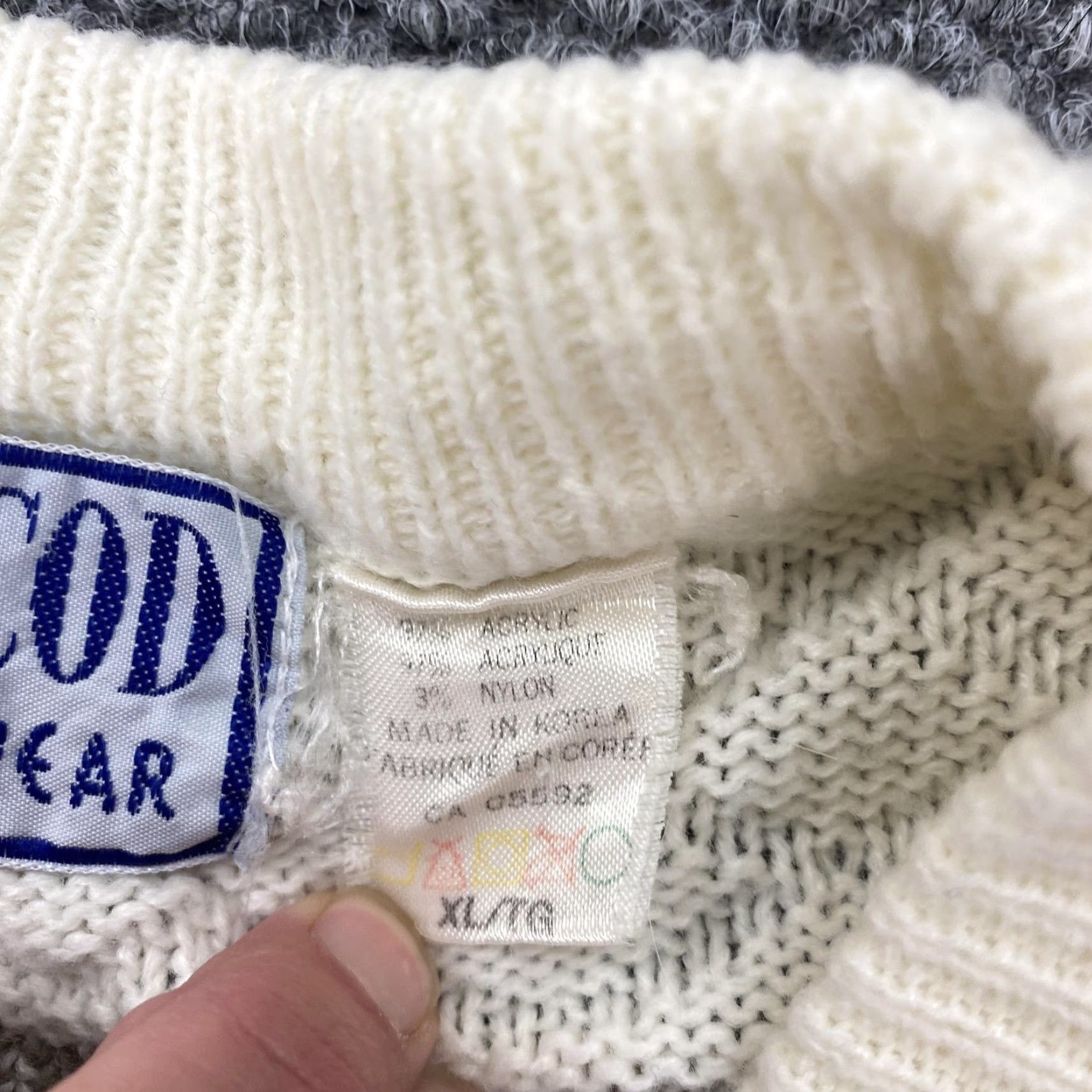 Vintage VINTAGE Cape Cod Sportswear Sweater Men XL Ivory Crewneck Fair Isle Knit 90s Mens XL Ivory Fair Isle Knit Sweater Size US XL / EU 56 / 4 - 6 Thumbnail