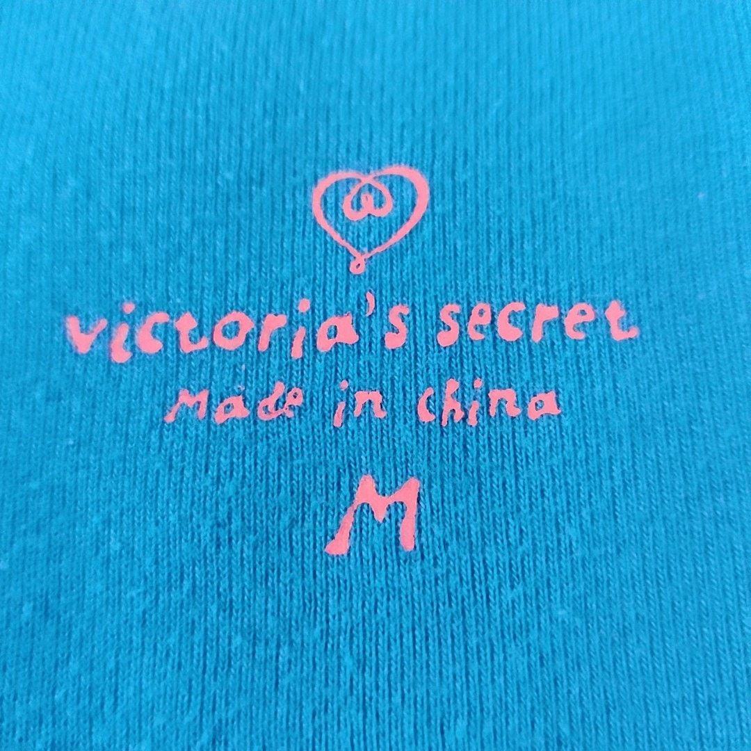 Victoria's Secret embellished blue long sleeve pajama sleepshirt M Size ONE SIZE - 10 Thumbnail