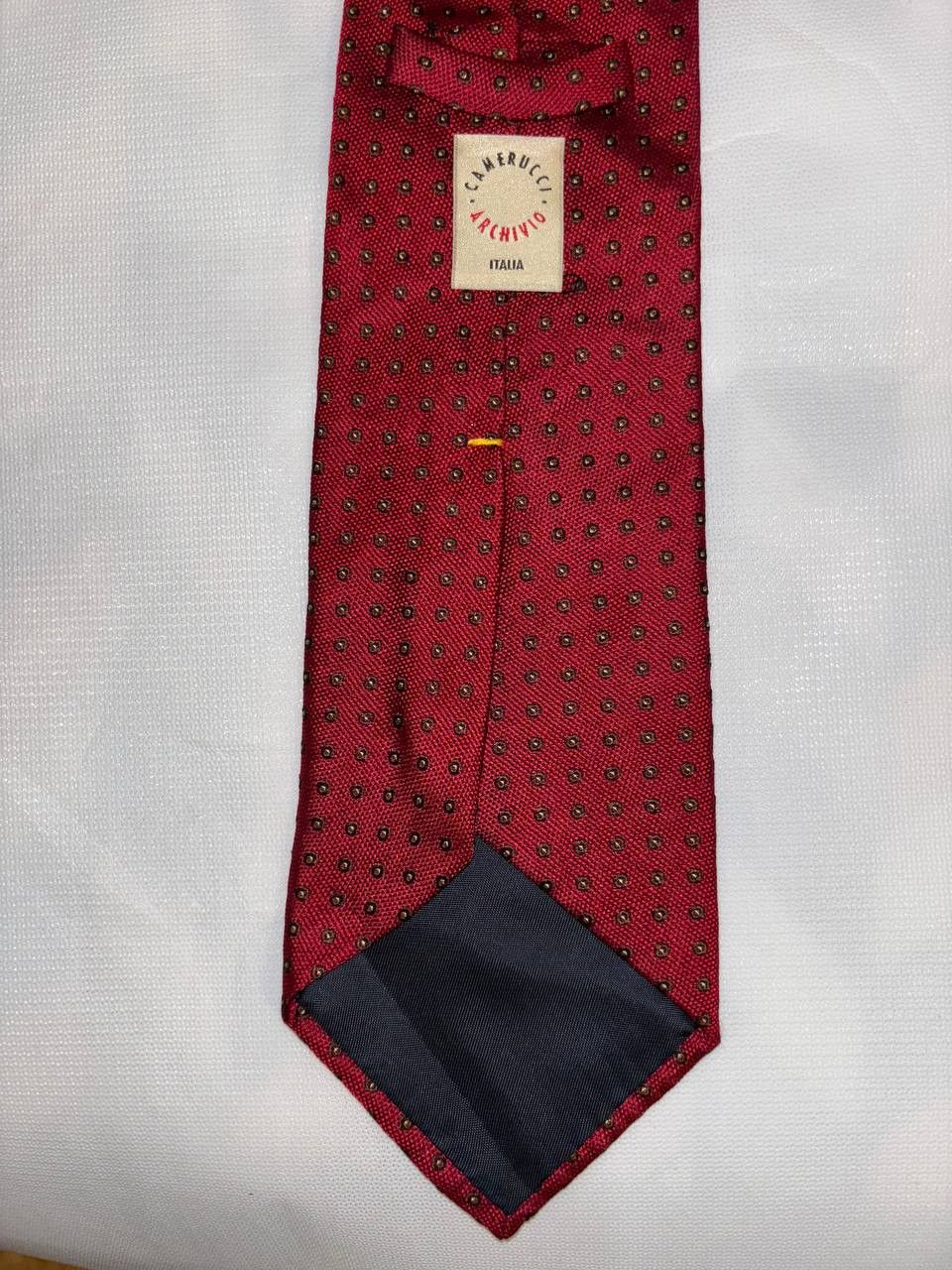 Vintage Camerucci Archivio ITALIA vintage tie of 100% silk, Italy Size ONE SIZE - 3 Thumbnail