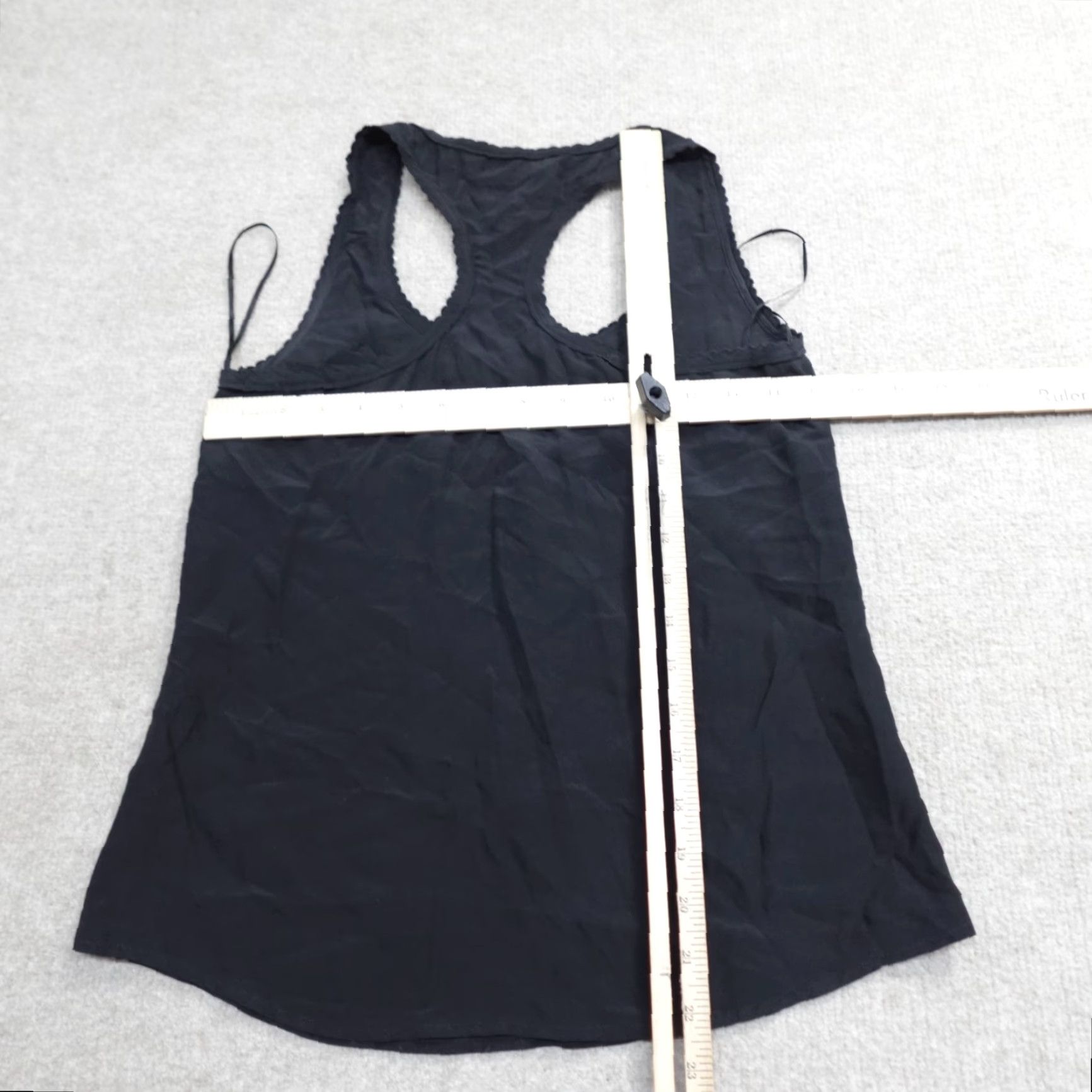 Trina Turk Trina Turk Camisole Tank S Black 100% Silk Satin Womens Size S / US 4 / IT 40 - 4 Thumbnail