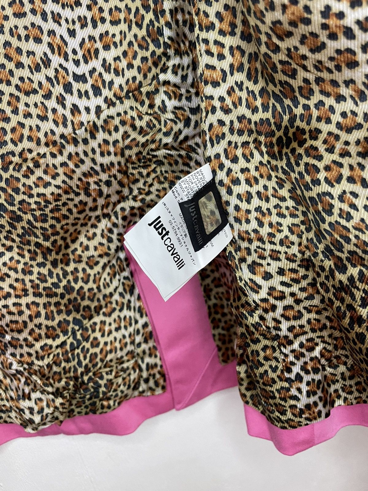 Just Cavalli × Roberto Cavalli Just Cavalli Pink / Leopard Blazer Size M / US 6-8 / IT 42-44 - 8 Thumbnail