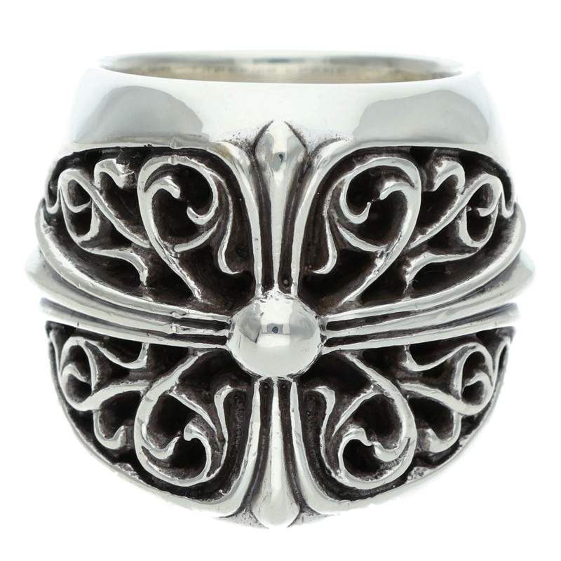 Chrome Hearts Chrome Hearts Pavé Diamond Classic Oval Cross Ring