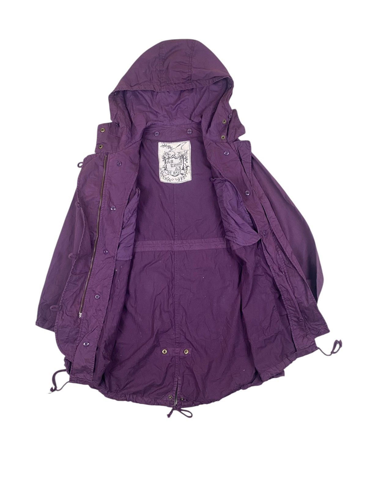 If Six Was Nine × Japanese Brand As Know As De Base Purple Fishtail Parka Sweater Size US M / EU 48-50 / 2 - 11 Thumbnail