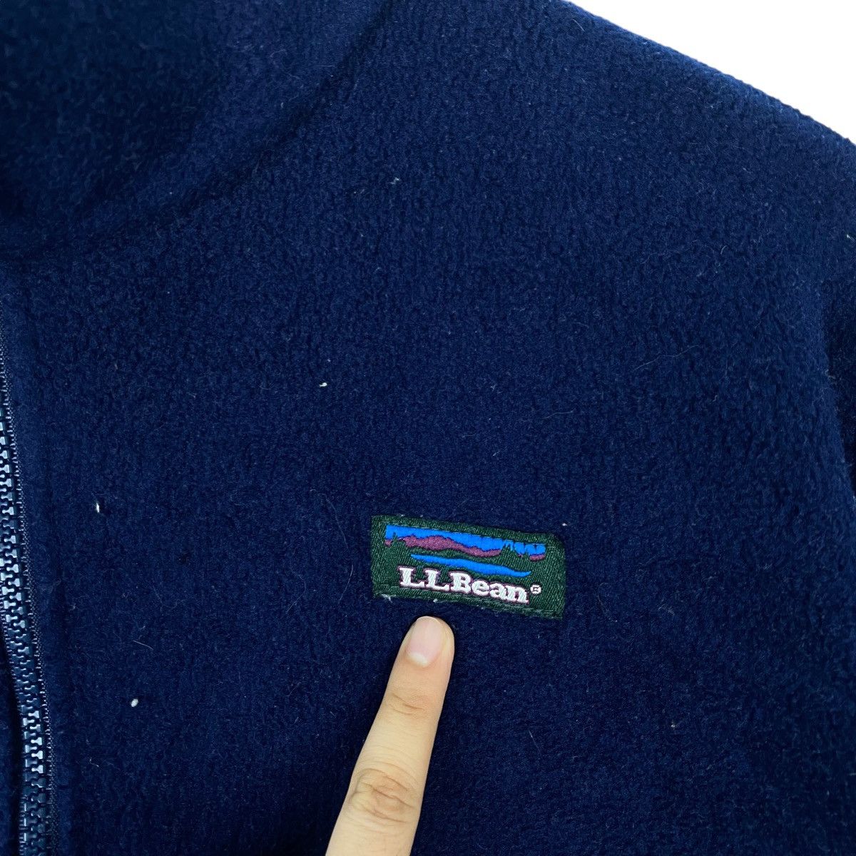 Other Vintage 90s LL Bean Full Zip Sweater Blue Pullover Size L Size US L / EU 52-54 / 3 - 4 Thumbnail