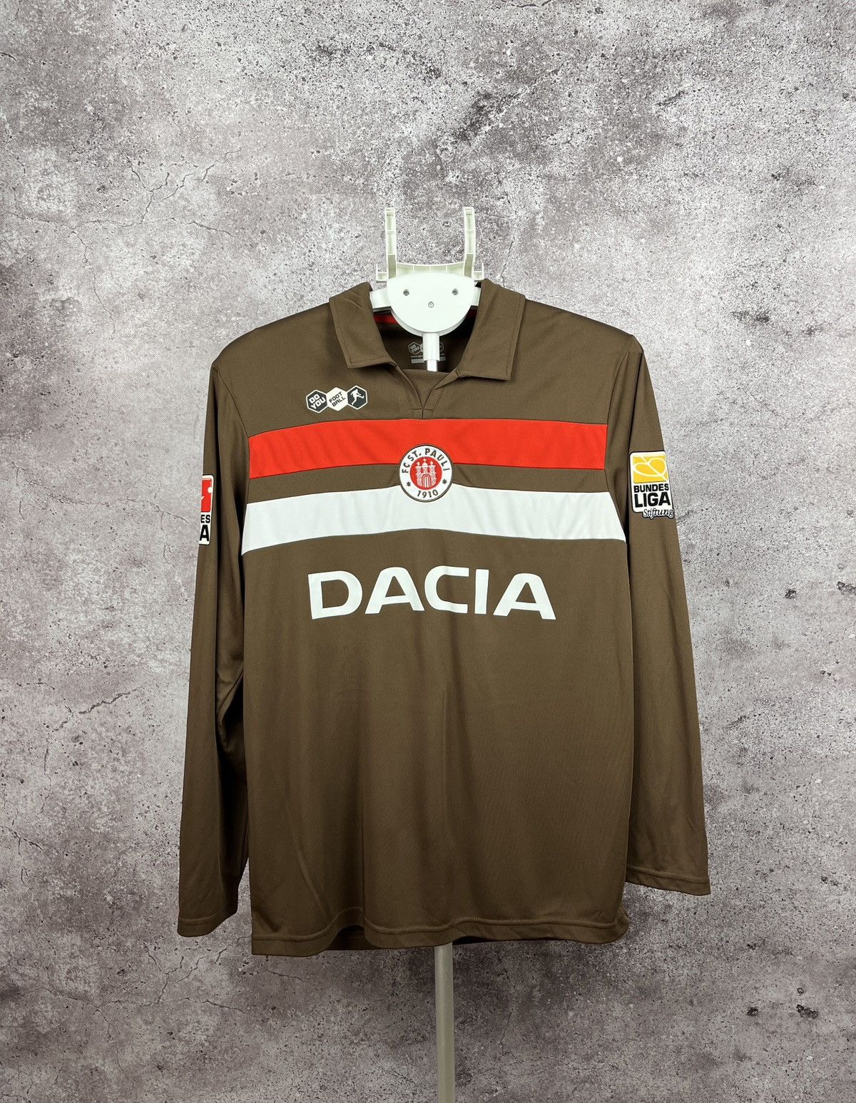 Other Vintage🔥FC St. Pauli Home 09/10 "DACIA"+ Nr.12 Soccer Jersey Size US XL / EU 56 / 4 - 1 Thumbnail