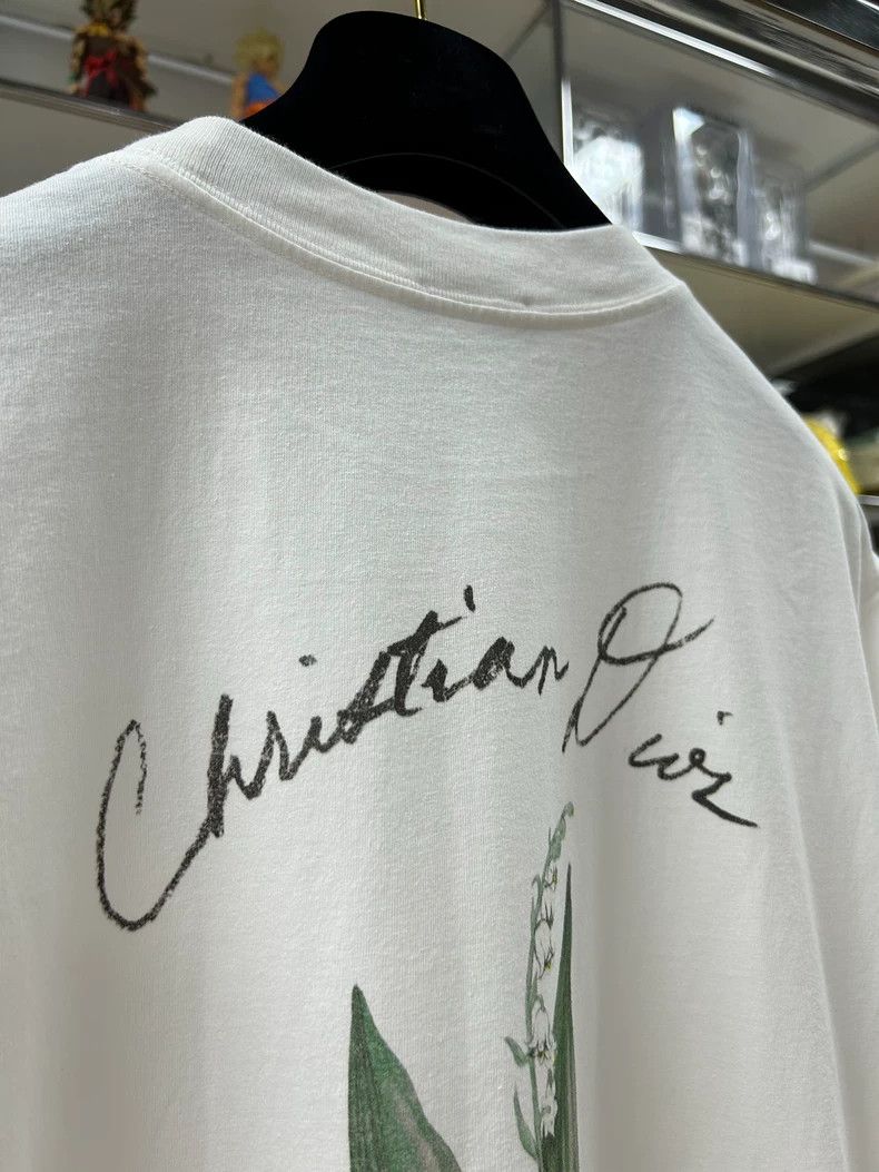Dior Dior 24 new white line valley pattern short-sleeved cotton Size US XS / EU 42 / 0 - 5 Thumbnail