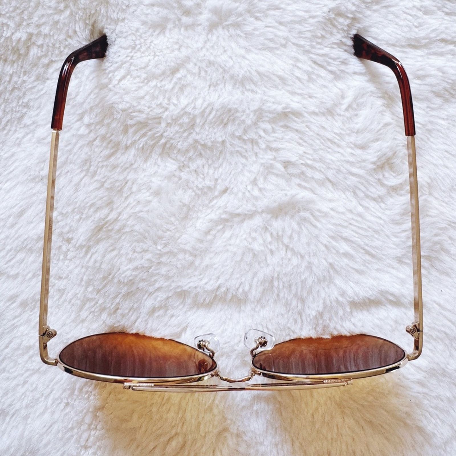 Other Doug Brown W/ Gold Rim Aviator Sunglasses Size ONE SIZE - 4 Thumbnail