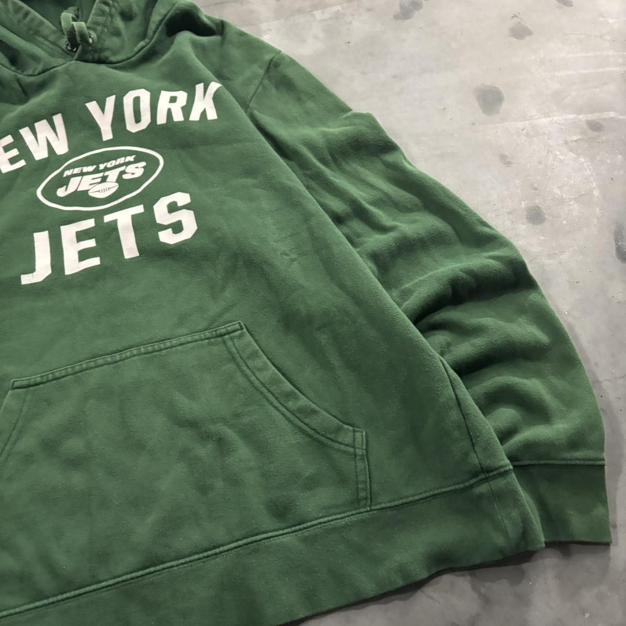 NFL Crazy Vintage Y2K/2000s Green New York Jets NFL Sports Hoodie! Size L Size US L / EU 52-54 / 3 - 4 Thumbnail