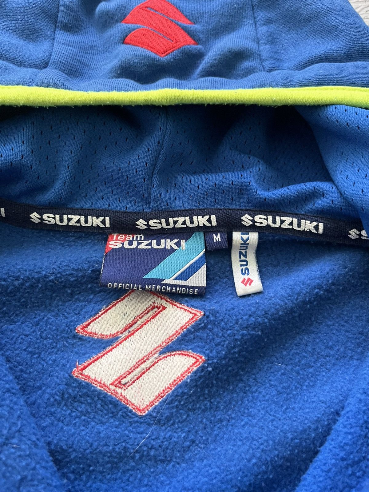 Vintage Vintage Y2K Suzuki Racing Moto Zip Hoodie Men's Size: M Size US M / EU 48-50 / 2 - 3 Thumbnail