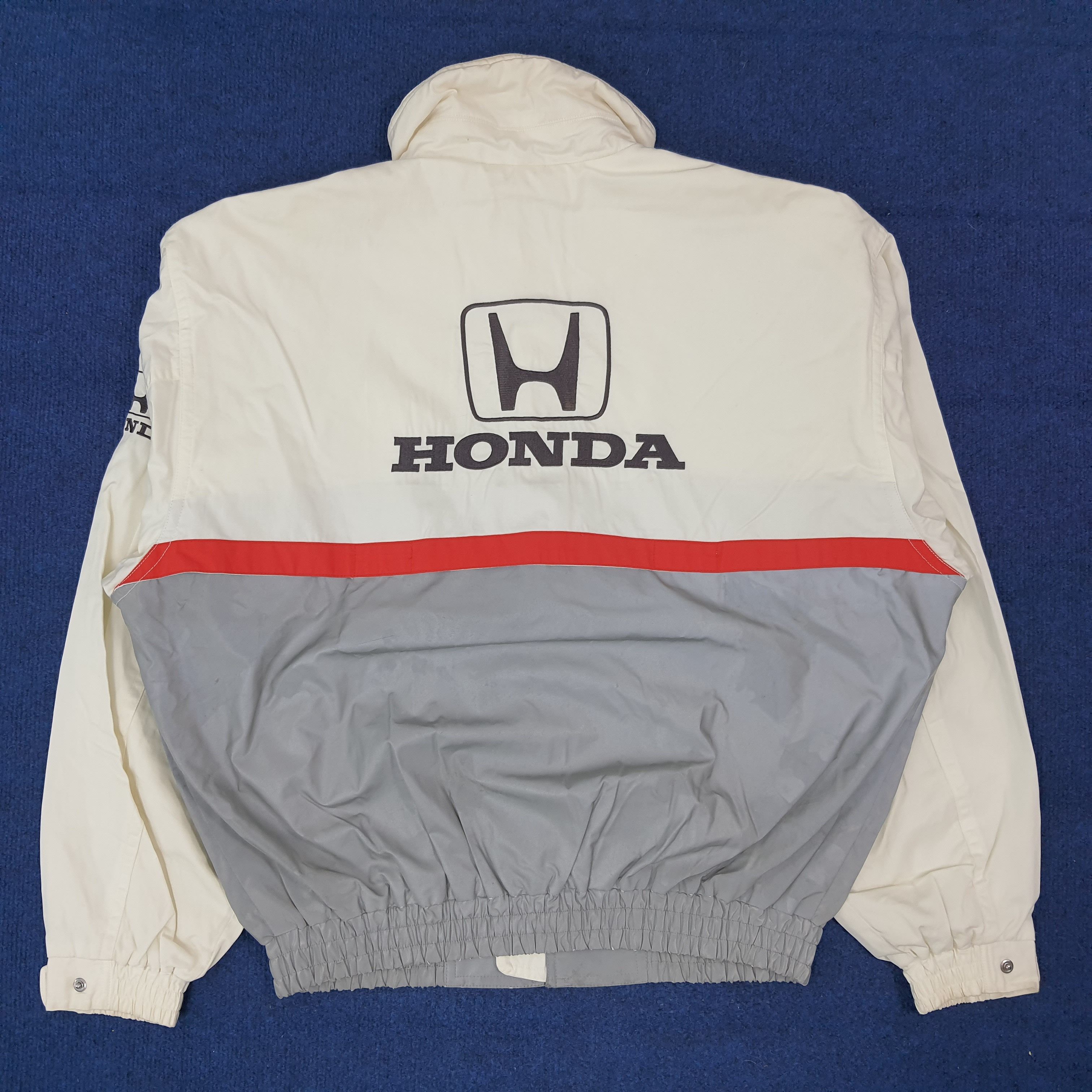 Honda Vintage 90s BAR Honda F1 Racing Reflective Jacket C278N20 Size US L / EU 52-54 / 3 - 1 Thumbnail