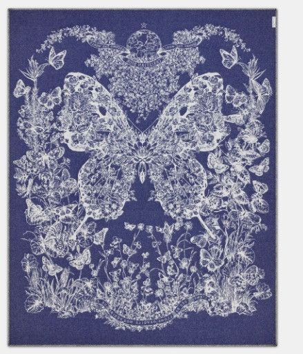 Dior o1w1db11024 Size: OS / Cashmere Butterfly Blanket Size ONE SIZE - 2 Thumbnail