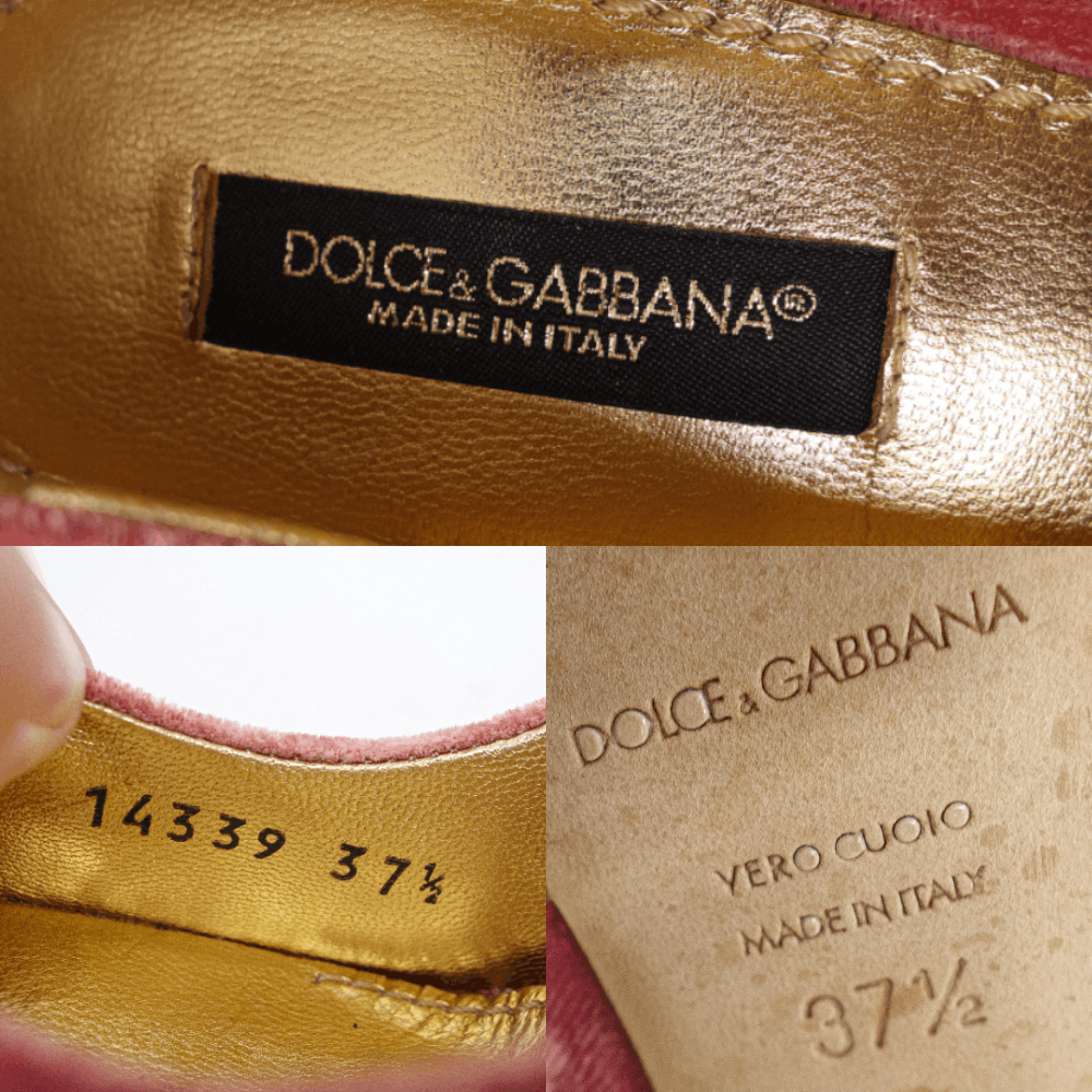 Dolce & Gabbana F/W2011 Runway Plush Velour Heels Size US 7.5 / IT 37.5 - 7 Thumbnail