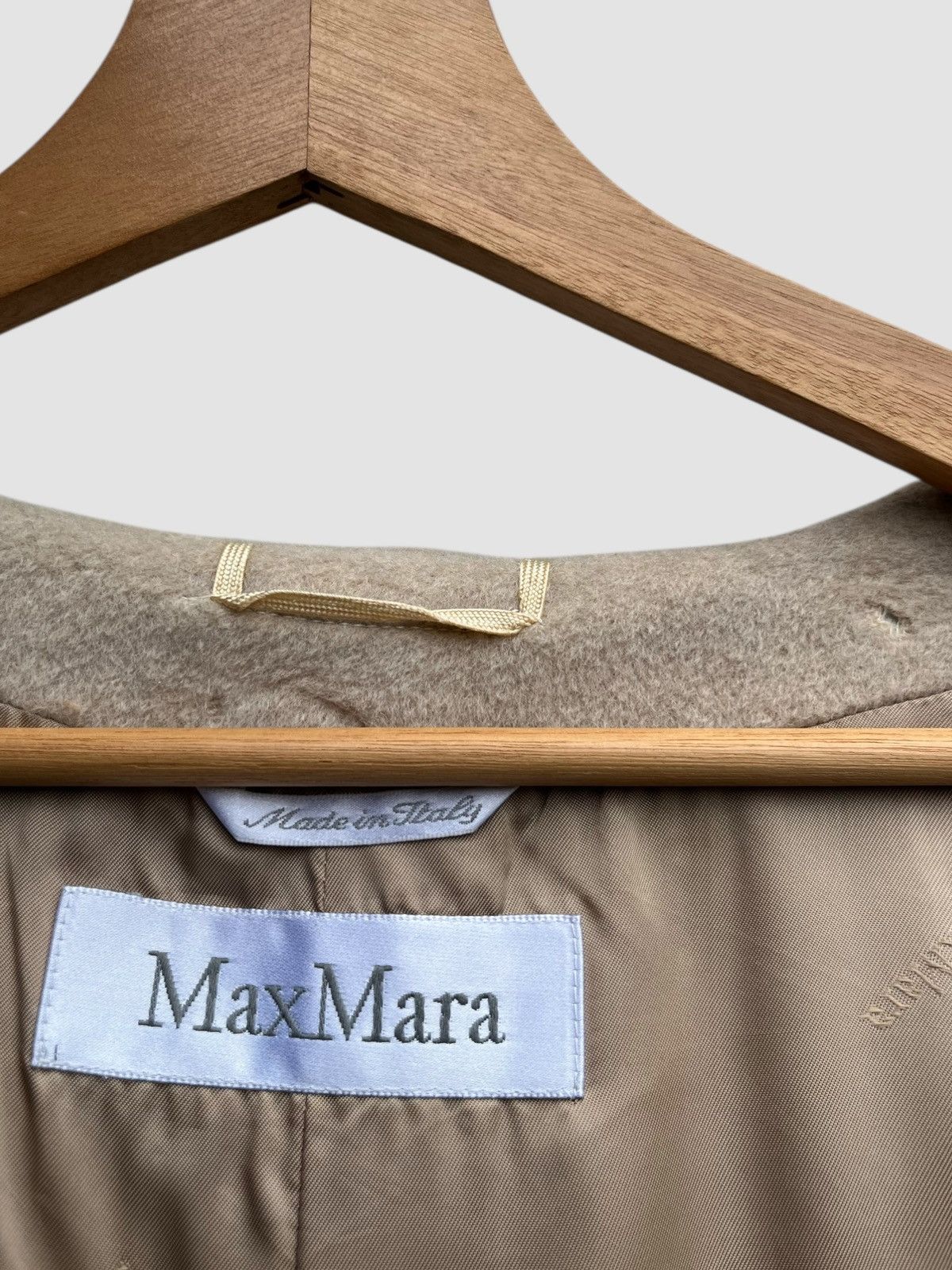 Max Mara Max Mara Double Breasted Cashmere Blend Hooded Coat Size XS / US 0-2 / IT 36-38 - 14 Thumbnail