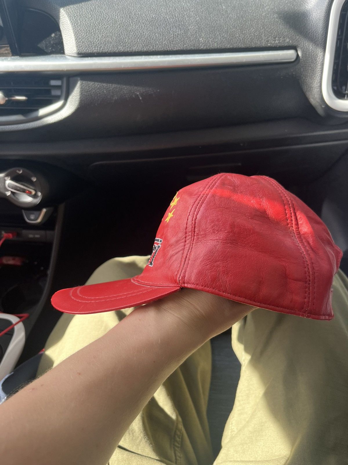 Vintage Ferrari cap vintage red Size ONE SIZE - 2 Thumbnail
