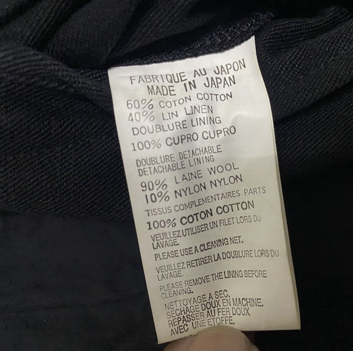 Yohji Yamamoto Yohji Yamamoto Pour Homme Long Coat Size US XL / EU 56 / 4 - 9 Thumbnail