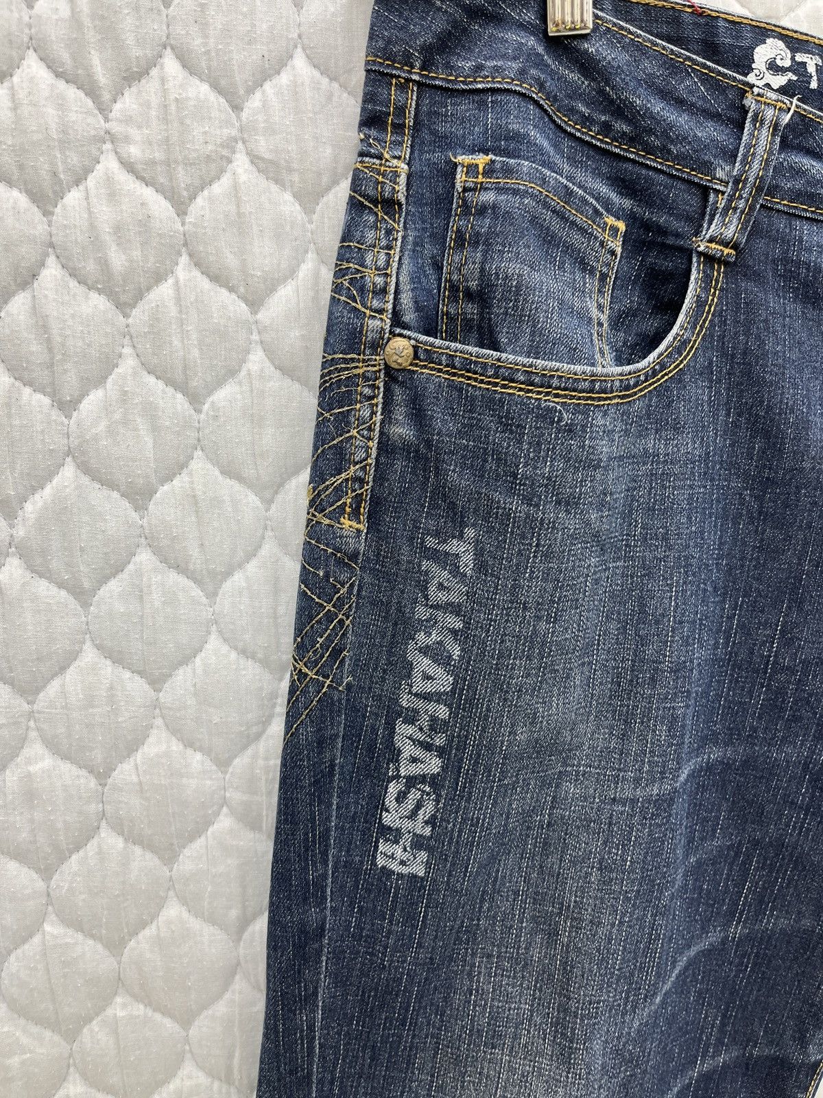 Karakuri Tamashii 🔥🔥🔥ARCHIVE TAKAHASHI BIG TRAIN JAPAN DENIM Size US 34 / EU 50 - 7 Thumbnail