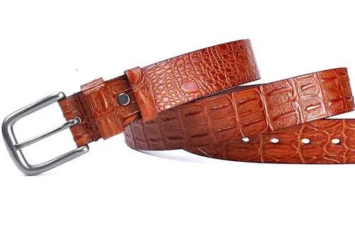 Japanese Brand × Leather Emboss Crocodile Pattern Belt Size ONE SIZE - 2 Thumbnail
