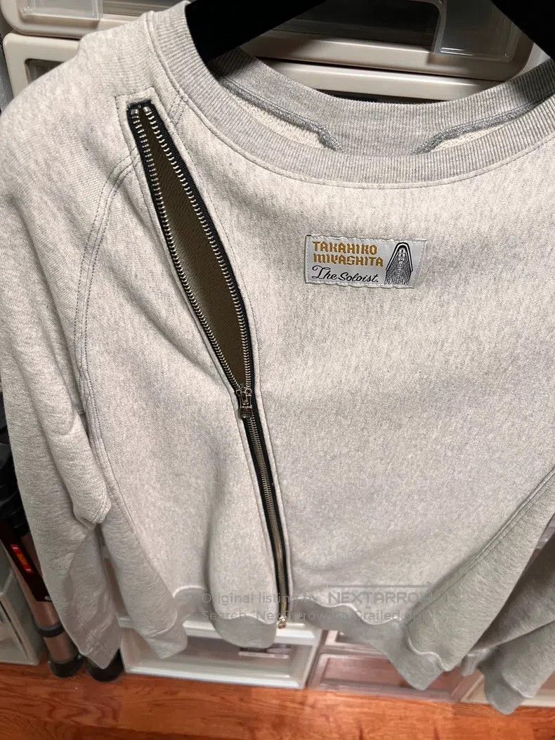 Takahiromiyashita The Soloist. Takahiromiyashita The Soloist. Gray zipper sweatshirt Size US S / EU 44-46 / 1 - 2 Thumbnail