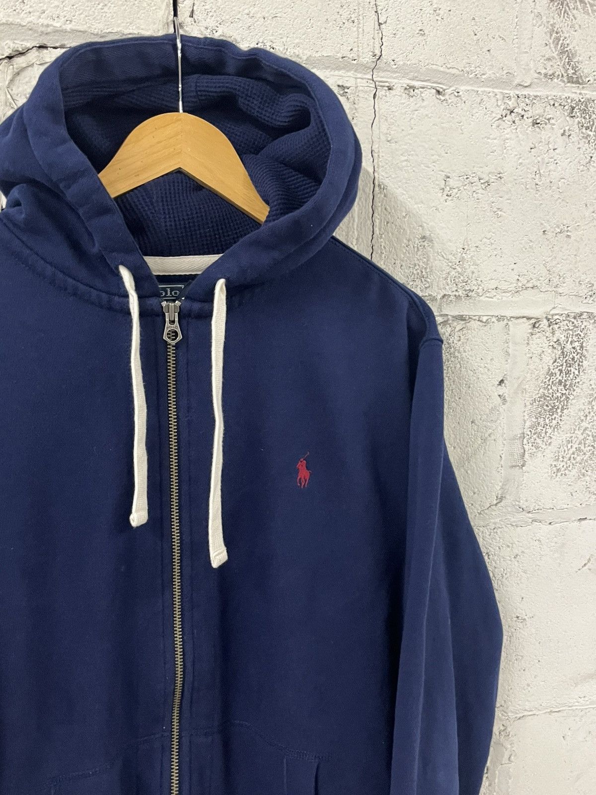 Polo Ralph Lauren Polo Ralph Lauren vintage zip up hoodie thermal lined Size US XL / EU 56 / 4 - 3 Thumbnail