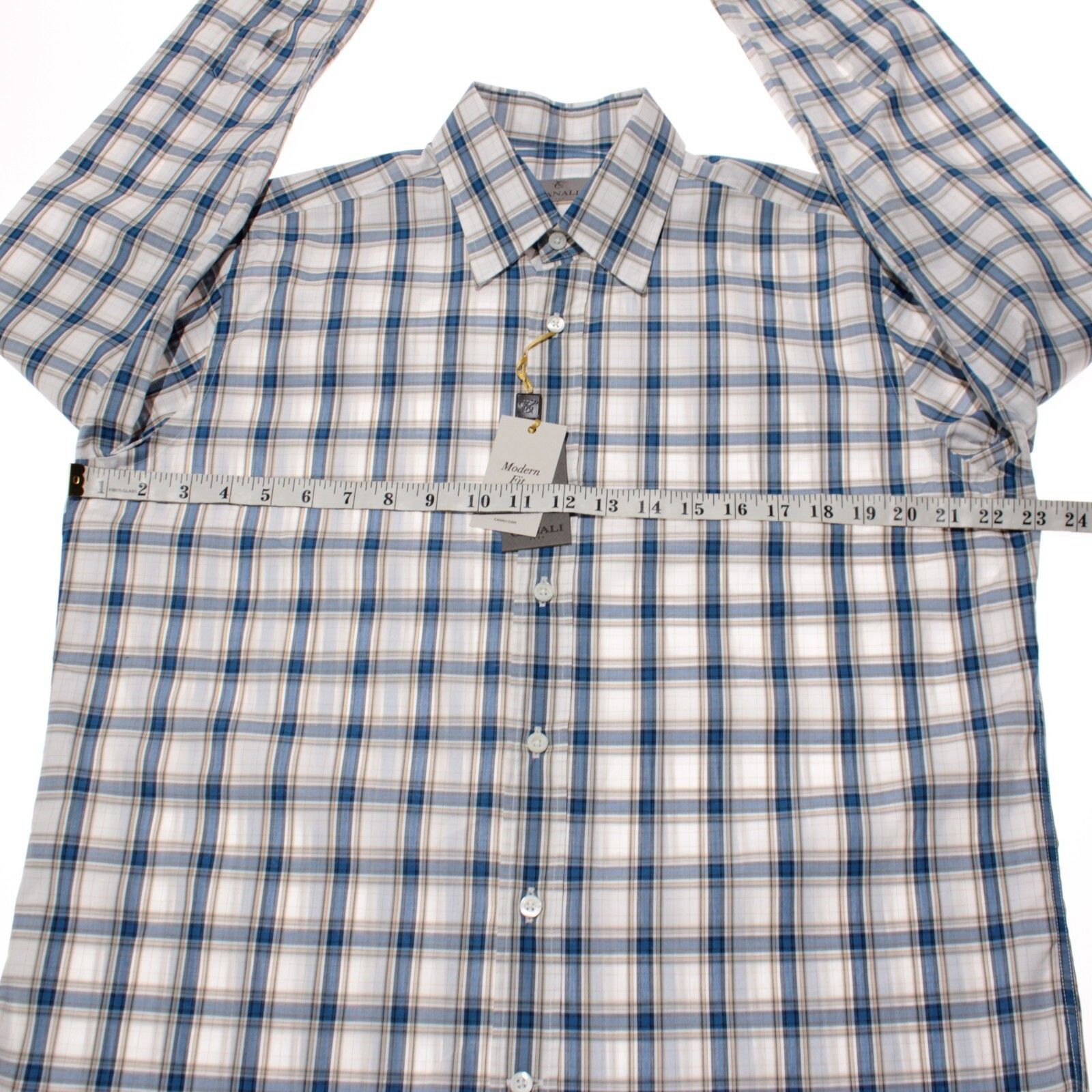 Canali New with tags Shirt Size L US In White