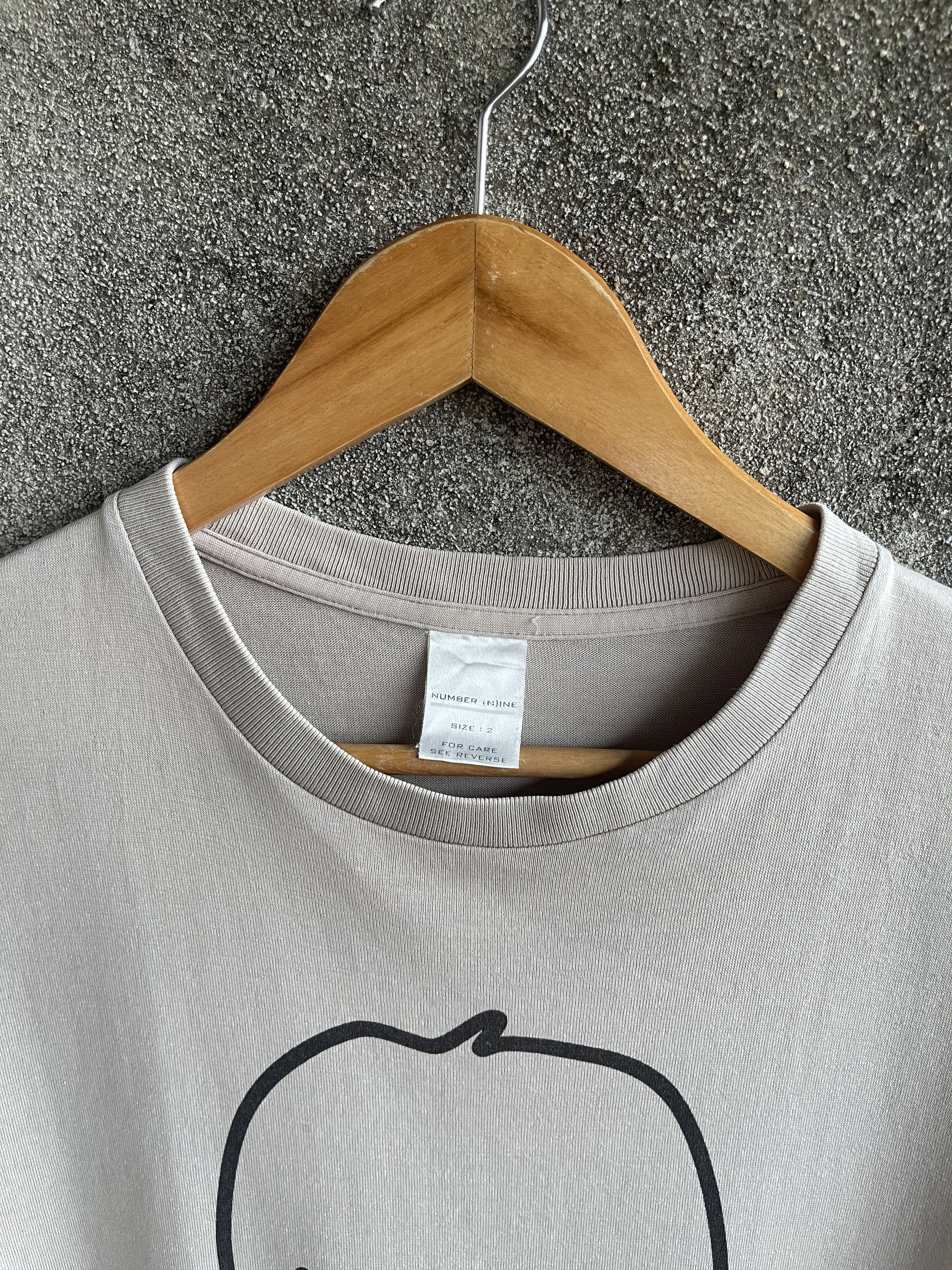 Number (N)ine AW02 Vintage y2k🔥Number(N)ine🔥Nowhere Man Big Face Tshirt Size US S / EU 44-46 / 1 - 3 Thumbnail