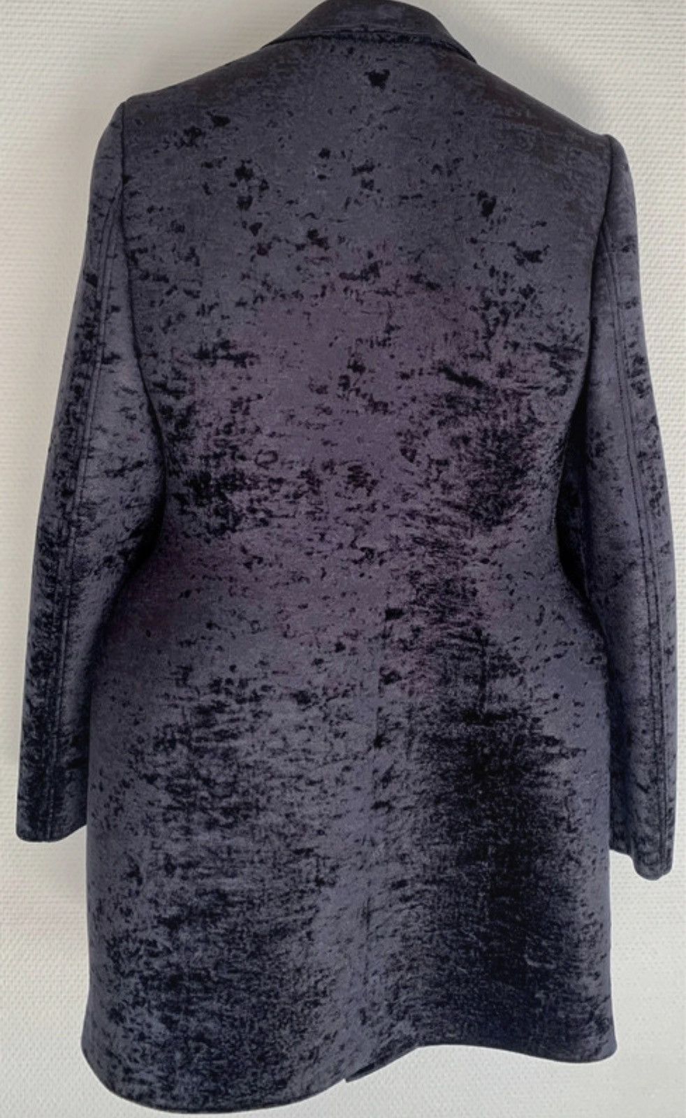Balenciaga FW18 3D Crushed Velvet Hourglass Jacket Size US M / EU 48-50 / 2 - 2 Thumbnail